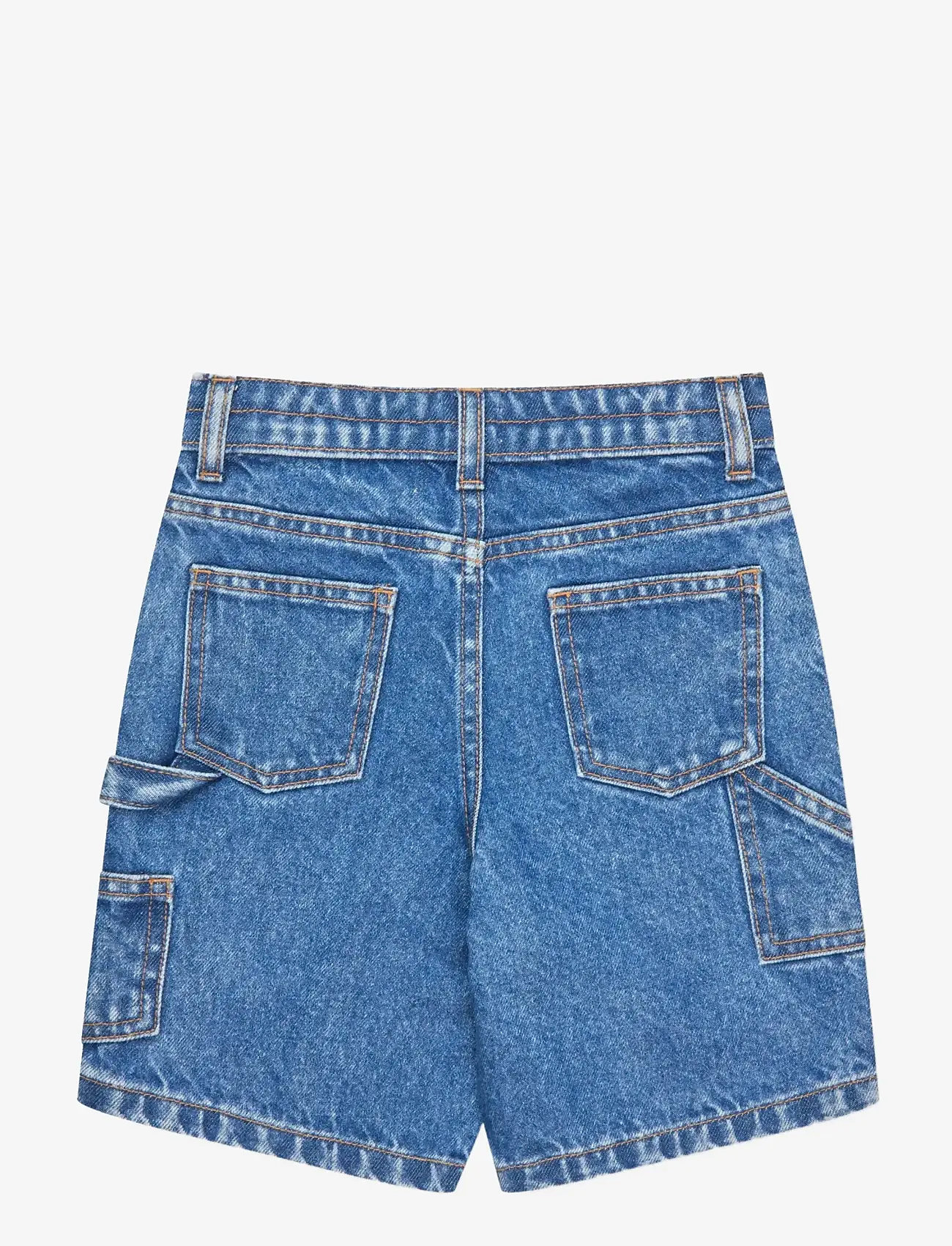 Copenhagen Colors - DENIM CARGO SHORTS - lühikesed kargopüksid - indigo blue washed - 2