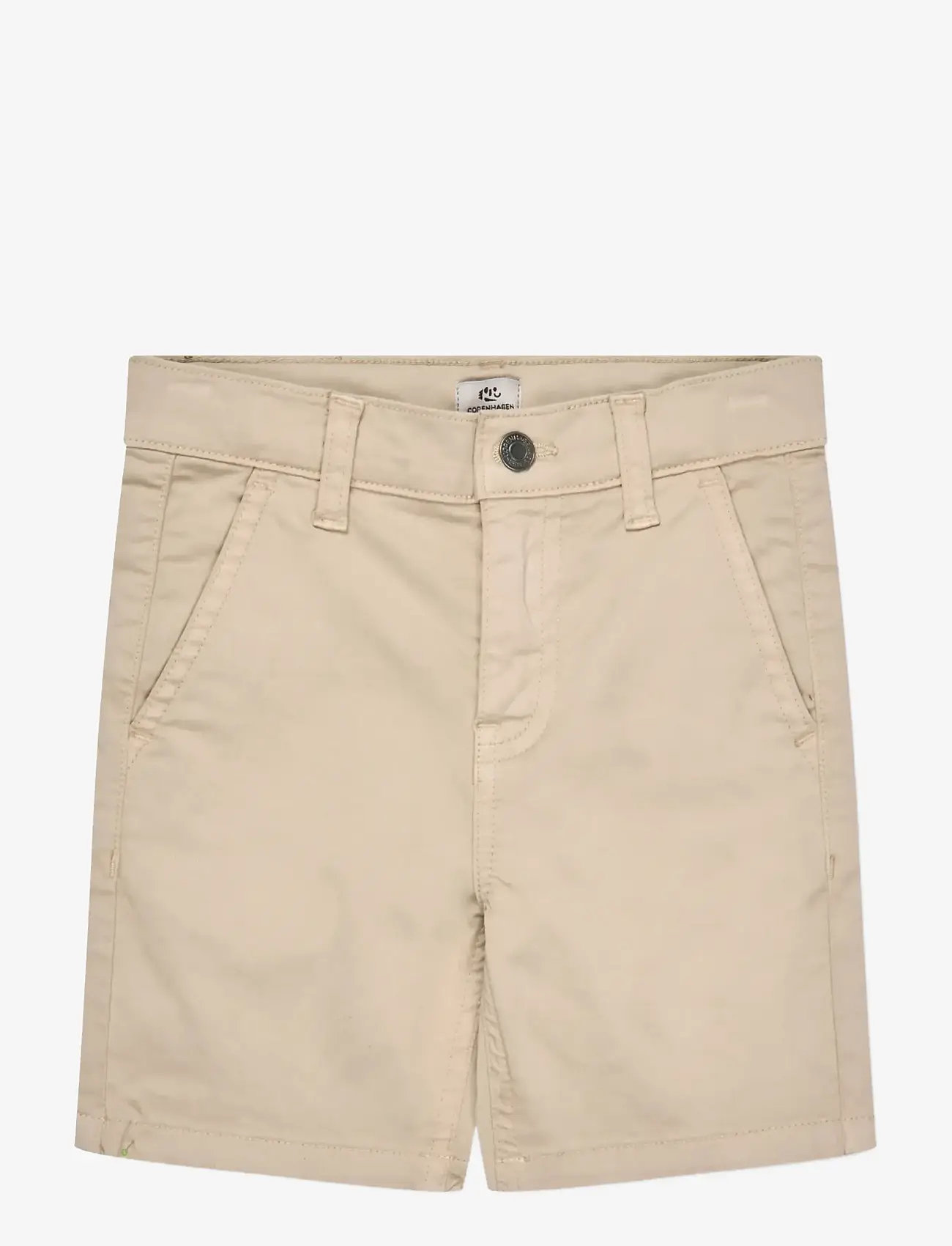 Copenhagen Colors - TWILL SHORTS W. CUFF - chino shorts - beige - 1