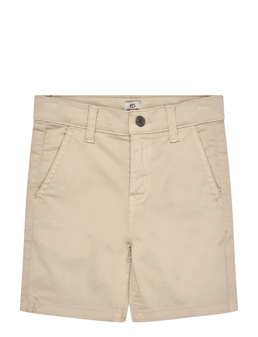 Copenhagen Colors - TWILL SHORTS W. CUFF - chino-shorts - beige - 1