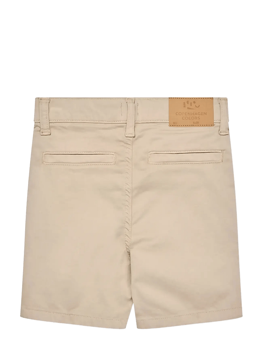 Copenhagen Colors - TWILL SHORTS W. CUFF - chino-shorts - beige - 2
