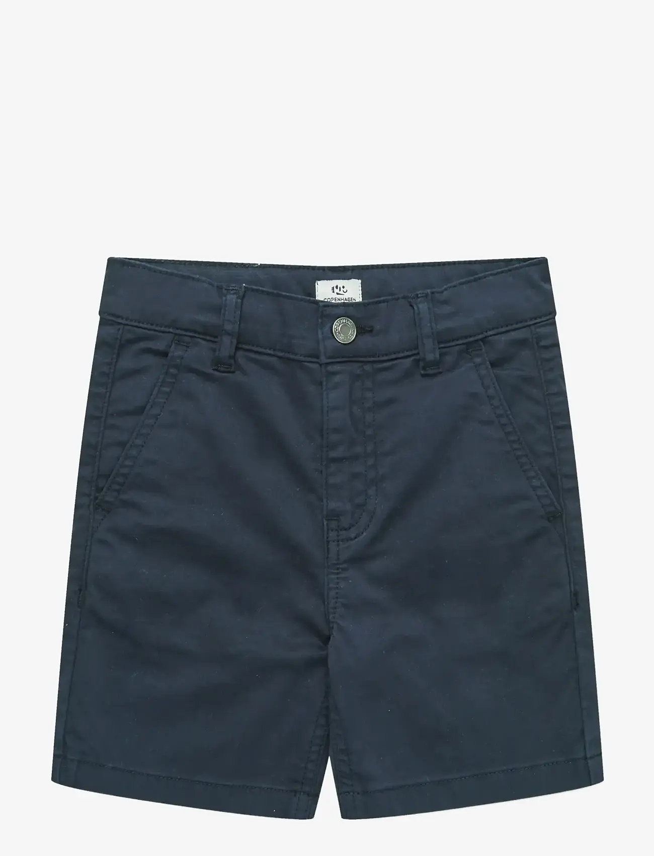Copenhagen Colors - TWILL SHORTS W. CUFF - chino shorts - navy - 1