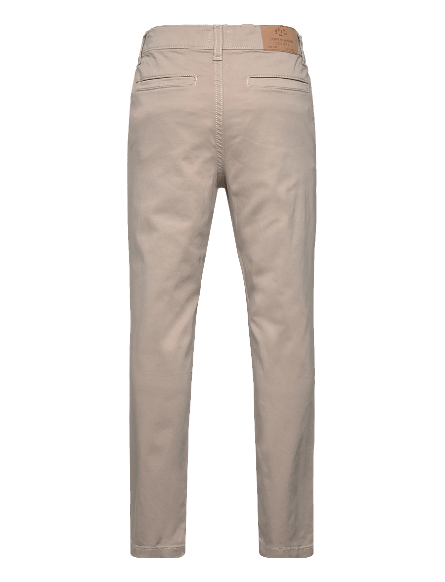 Copenhagen Colors - SILKY TWILL CHINOS SLIM - WITH STRETCH - chinos - beige - 1