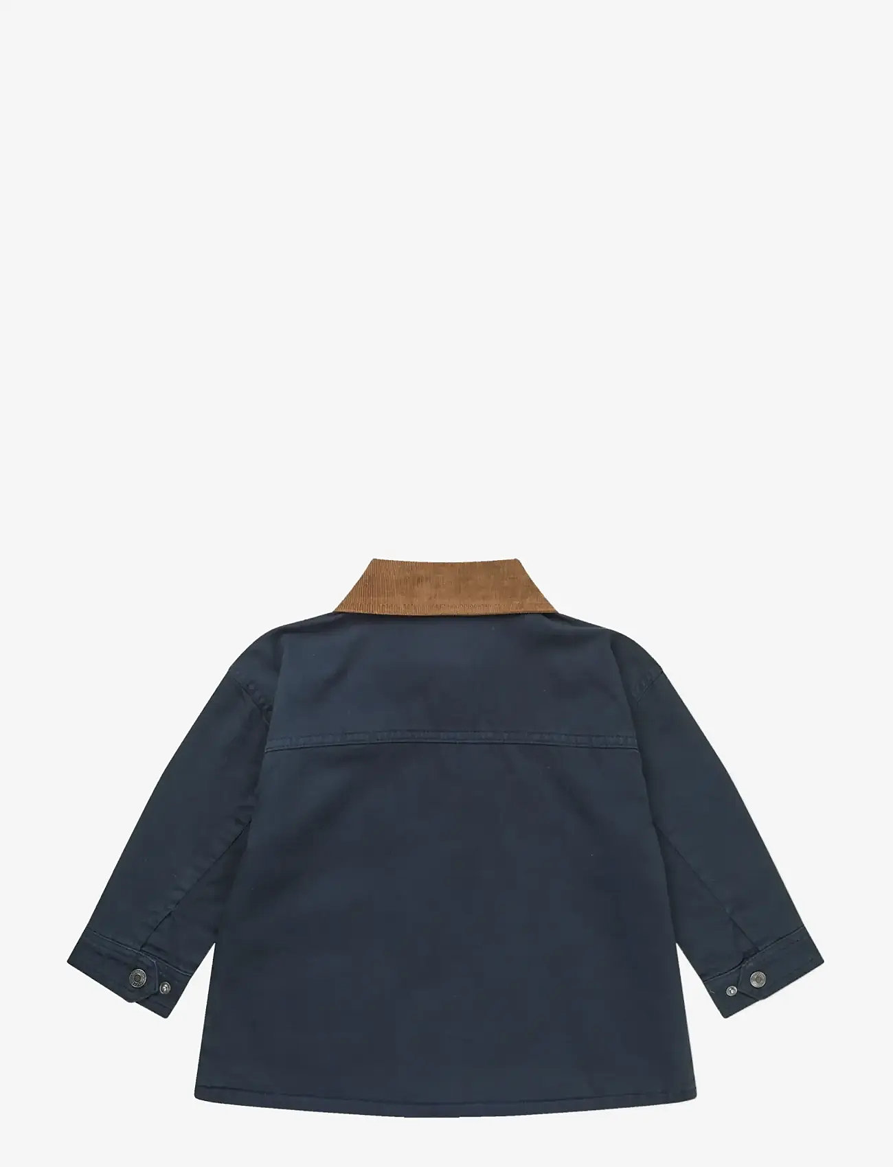 Copenhagen Colors - TWILL JACKET W. CORDUROY COLLAR - kurtki przejściowe - navy comb - 2