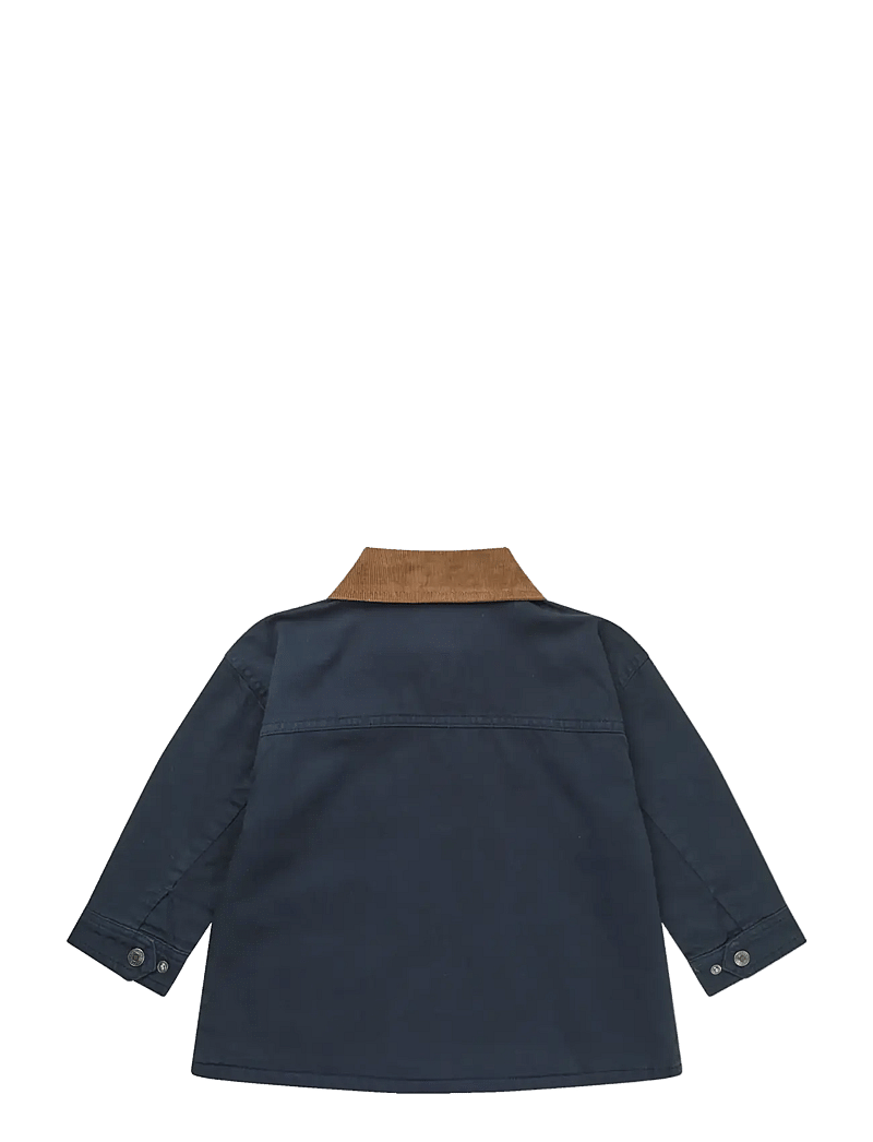Copenhagen Colors - TWILL JACKET W. CORDUROY COLLAR - kurtki przejściowe - navy comb - 2