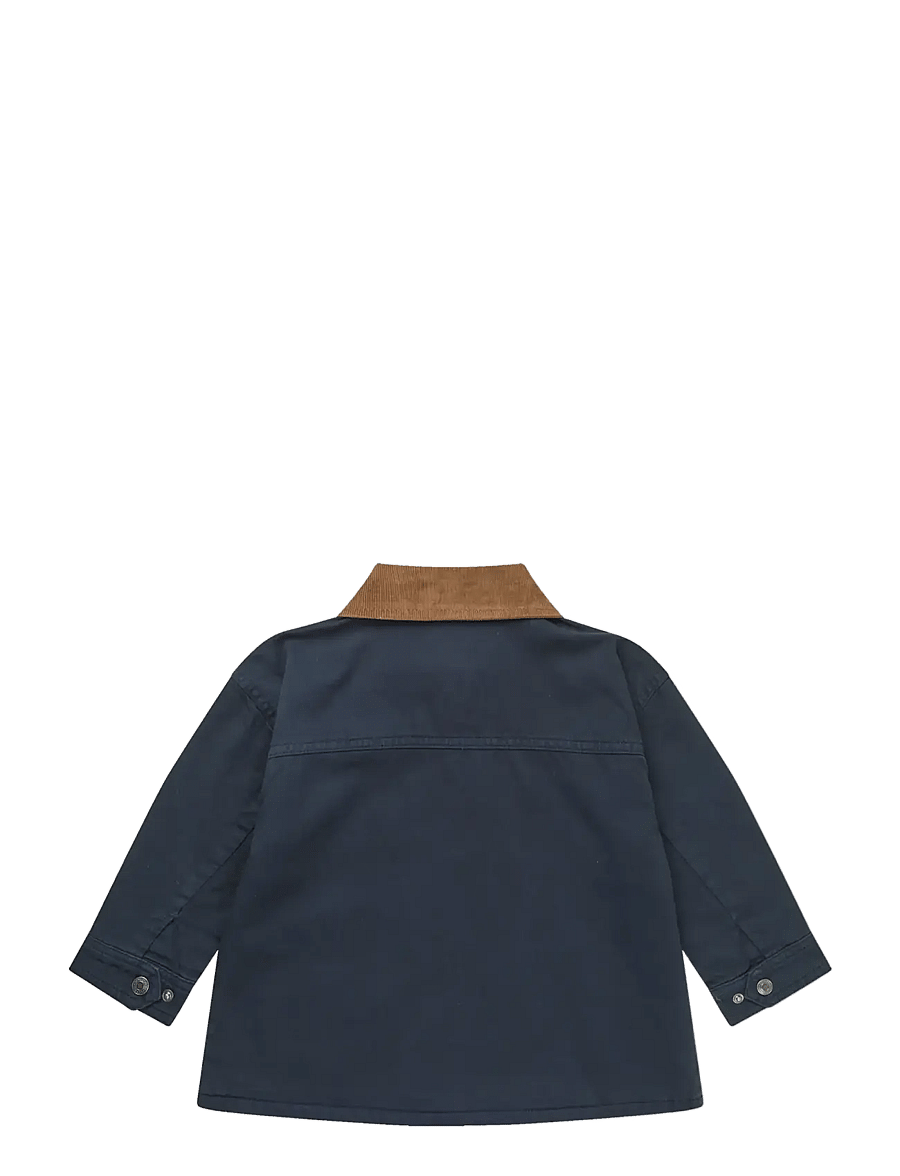 Copenhagen Colors - TWILL JACKET W. CORDUROY COLLAR - leichte jacken - navy comb - 2