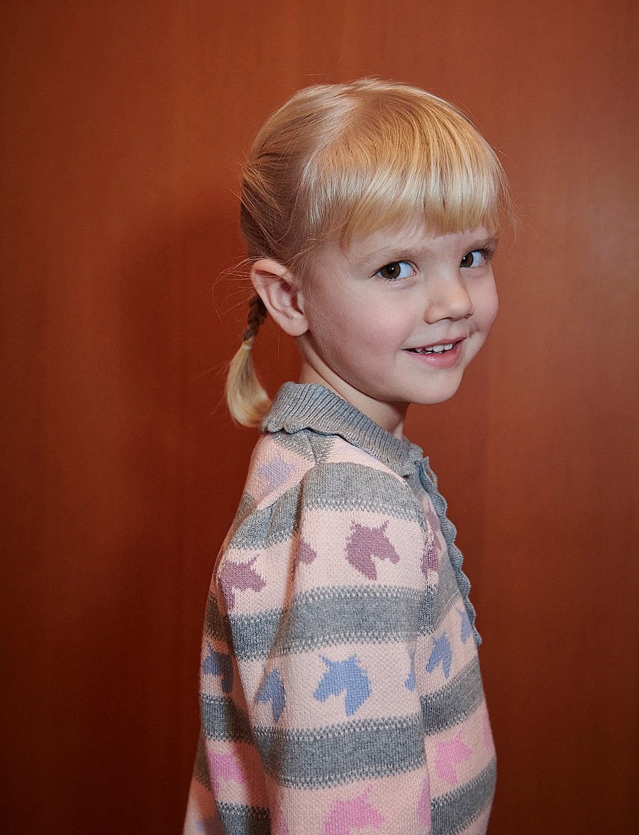 Copenhagen Colors - Unicorn Pattern Ls. Blouse w. Collar - unicorn - 0