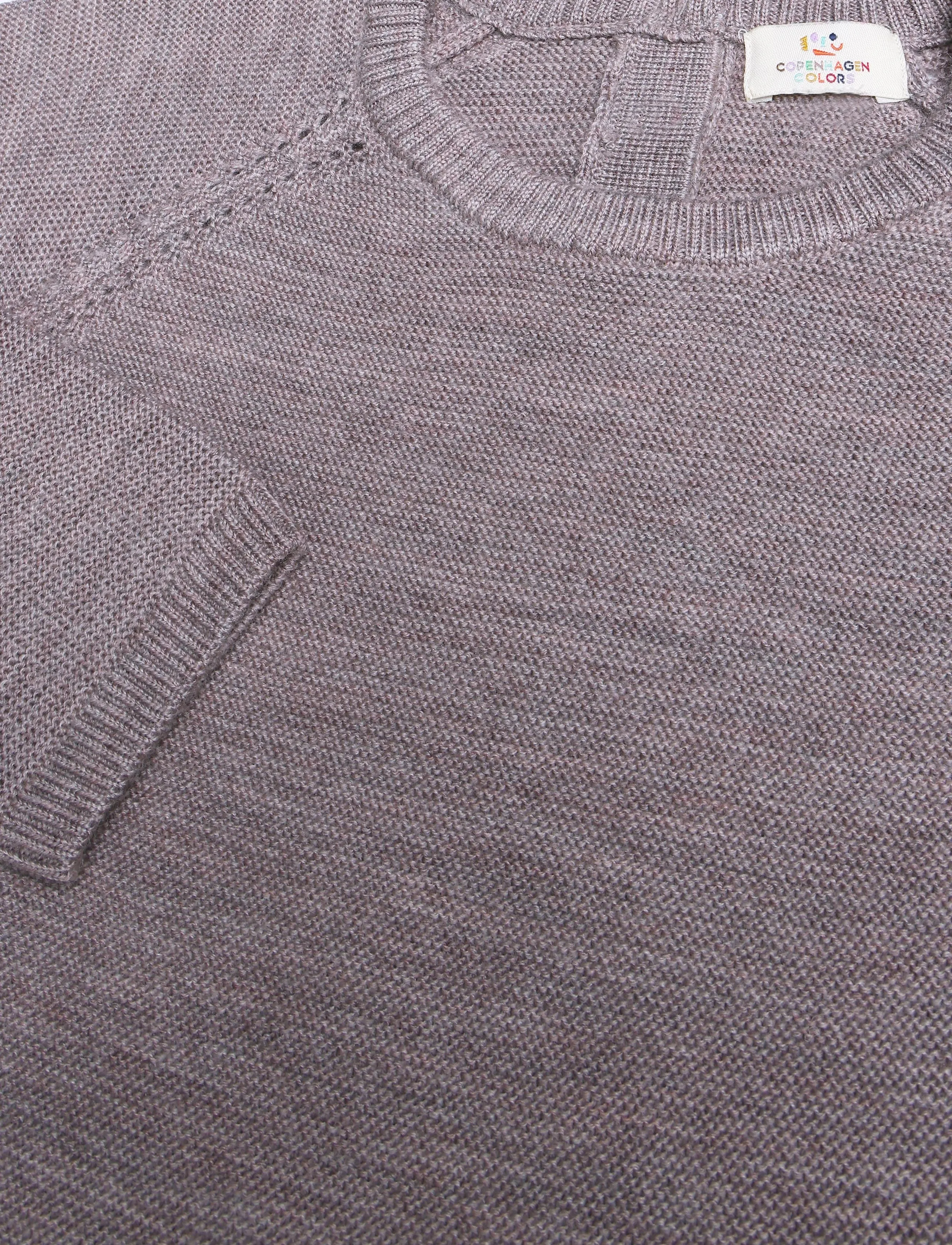 Copenhagen Colors - Merino Knitted Frill Blouse - truien - natural melange - 2