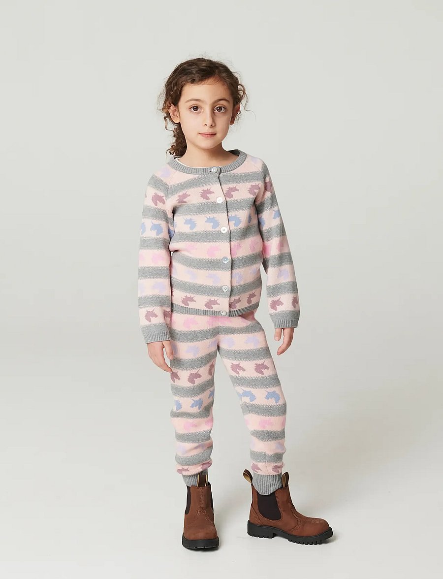 Copenhagen Colors - Unicorn Pattern Cardigan - unicorn - 3