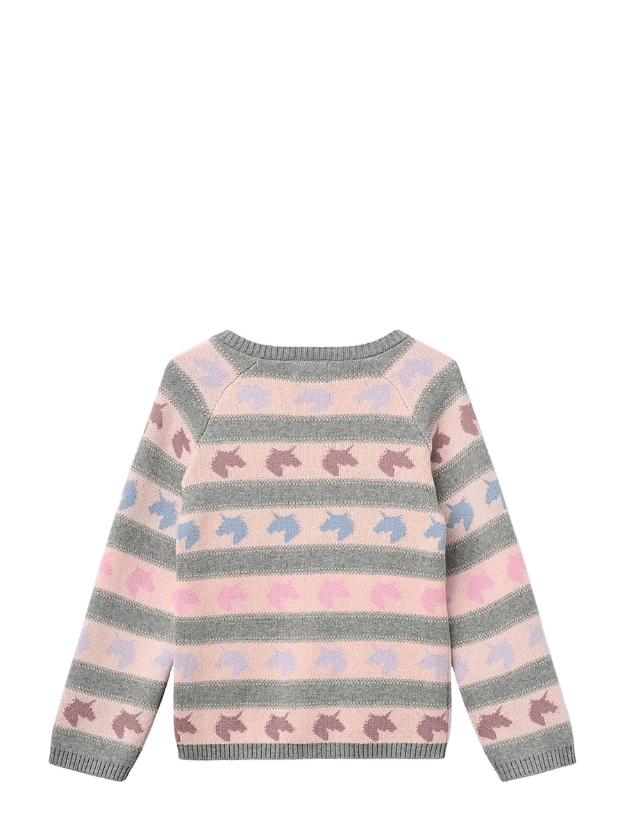Copenhagen Colors - Unicorn Pattern Cardigan - unicorn - 2