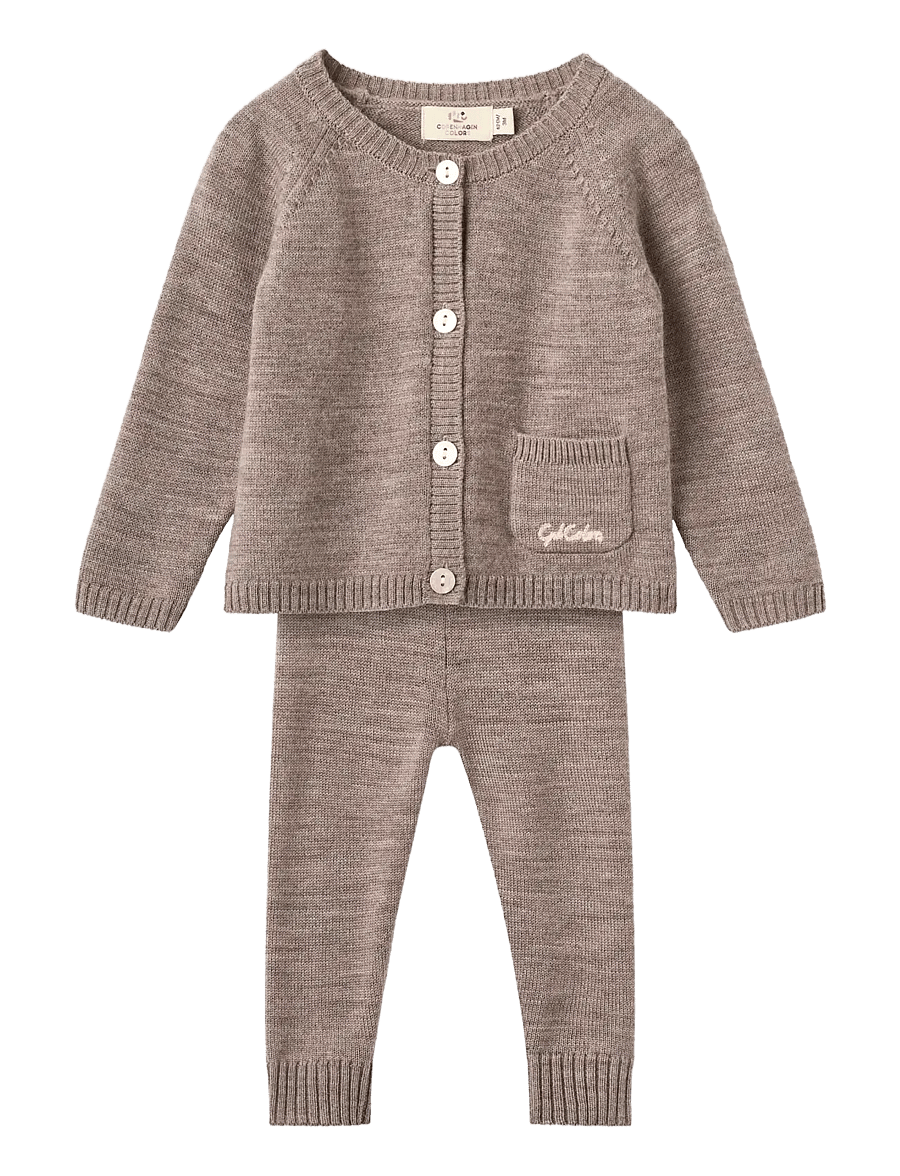 Copenhagen Colors - Classic Merino Baby Set - pyjamasset - natural melange - 0