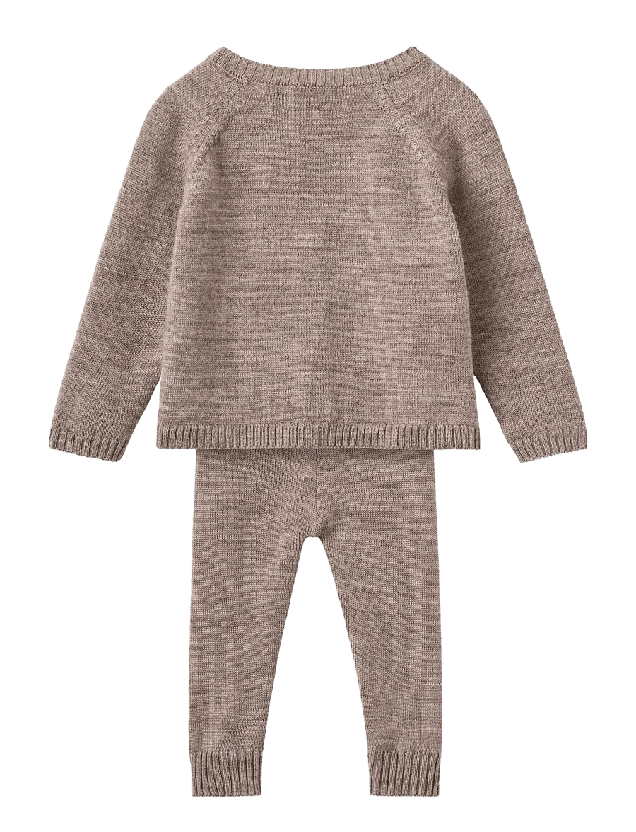 Copenhagen Colors - Classic Merino Baby Set - pyjamasset - natural melange - 1