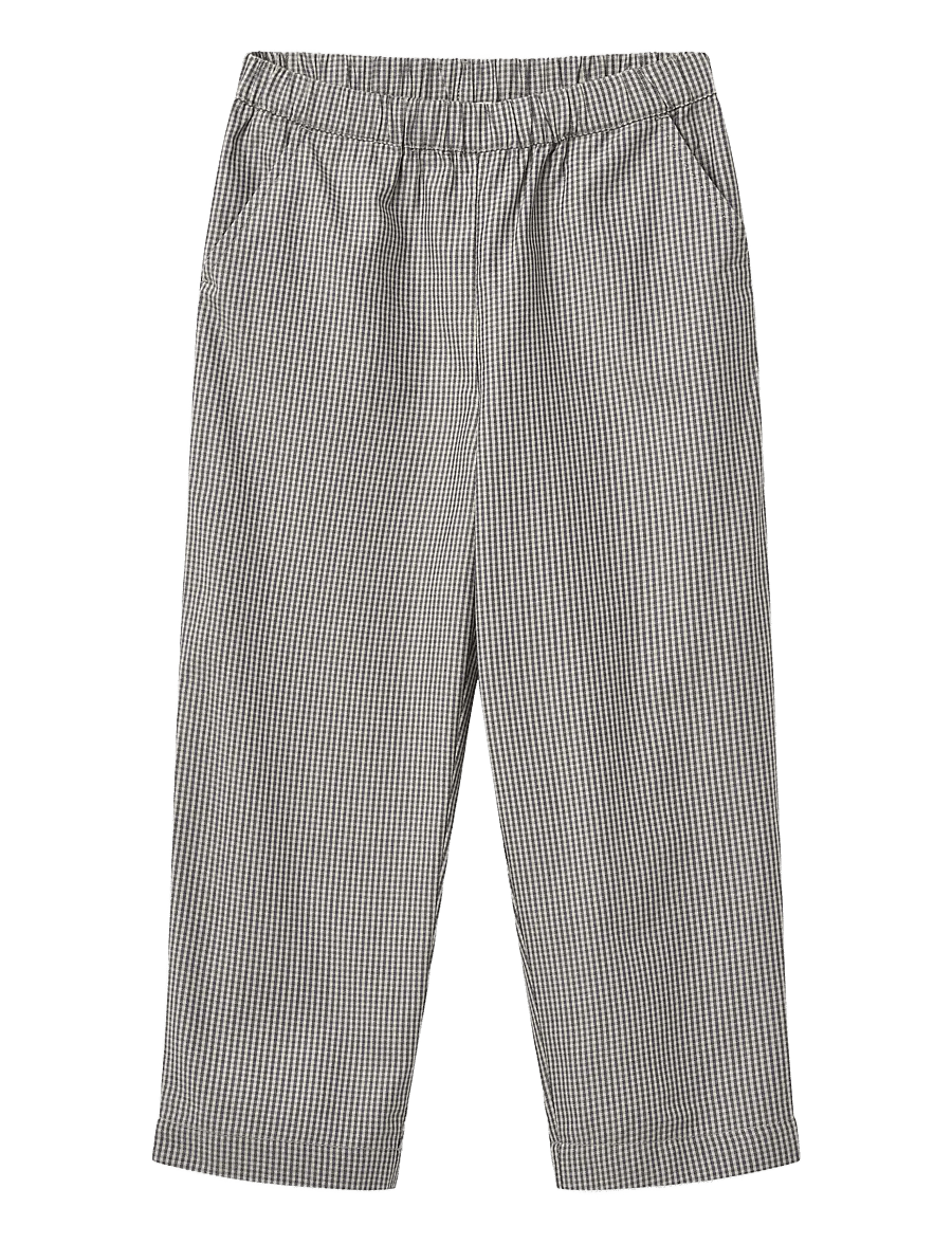 Copenhagen Colors - Checkered Pants w. Side Pockets - grey check comb. - 0
