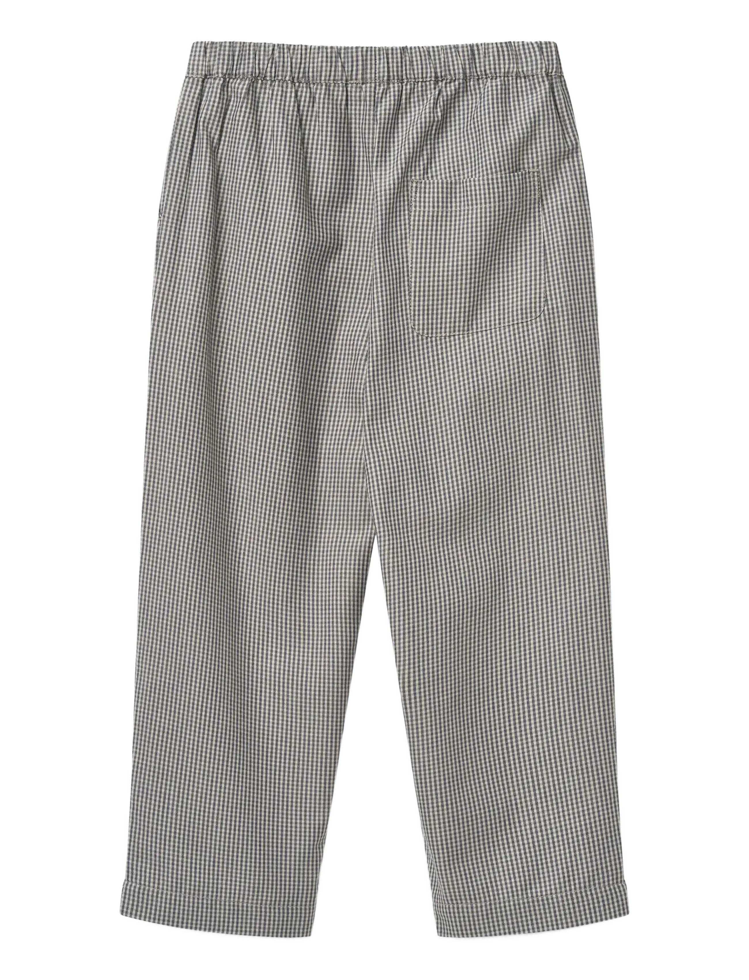 Copenhagen Colors - Checkered Pants w. Side Pockets - grey check comb. - 1