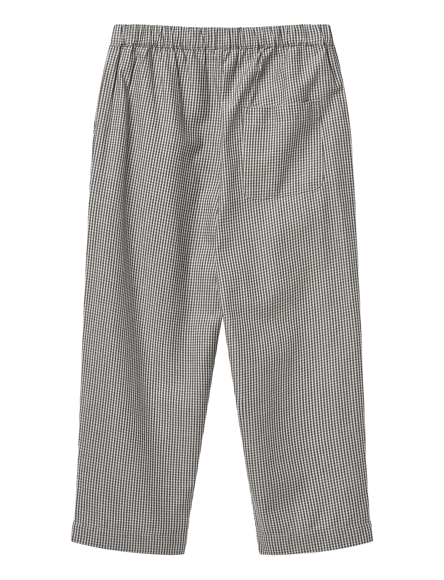 Copenhagen Colors - Checkered Pants w. Side Pockets - grey check comb. - 1