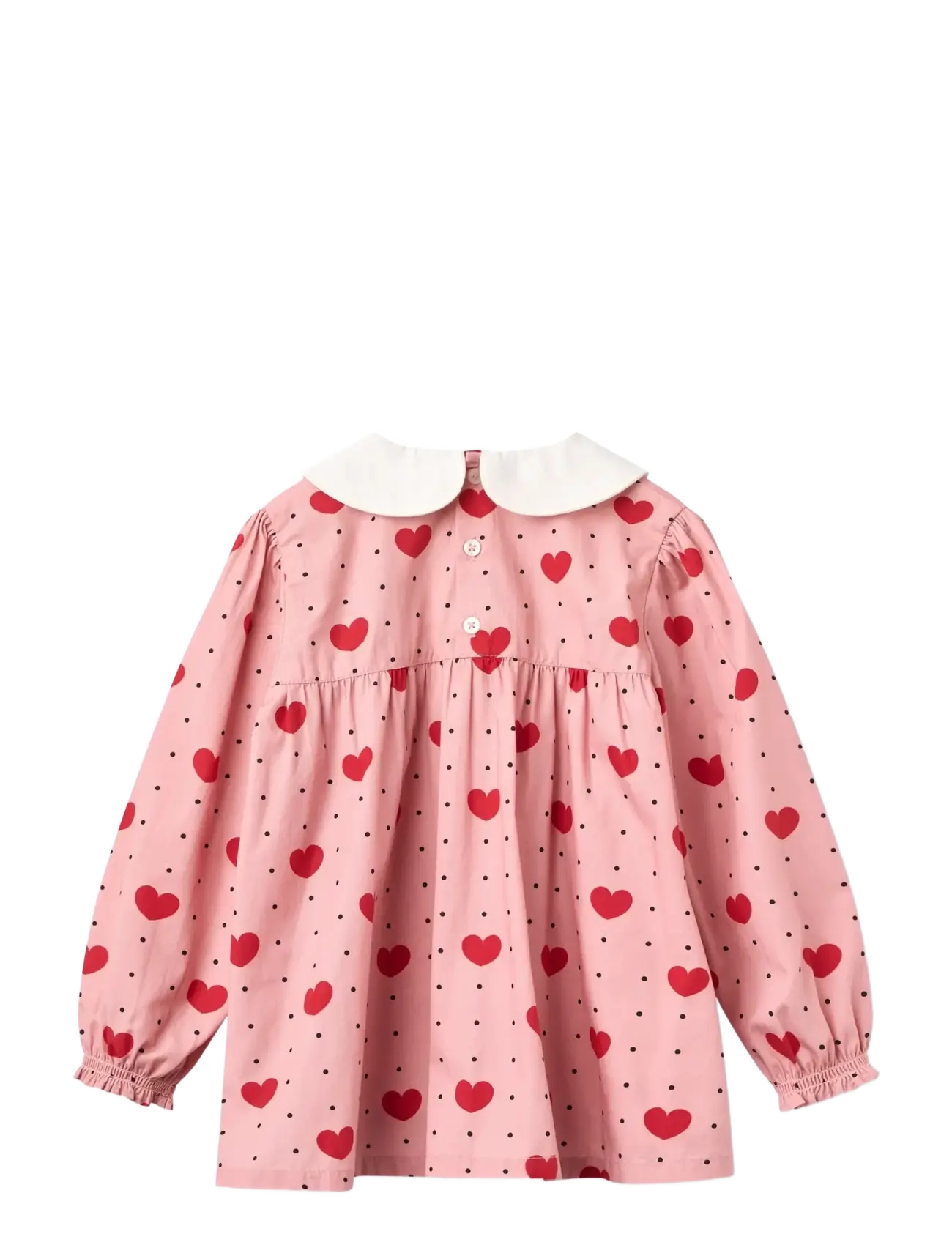 Copenhagen Colors - Blouse w. Collar w. Heart Aop - heart aop - 1