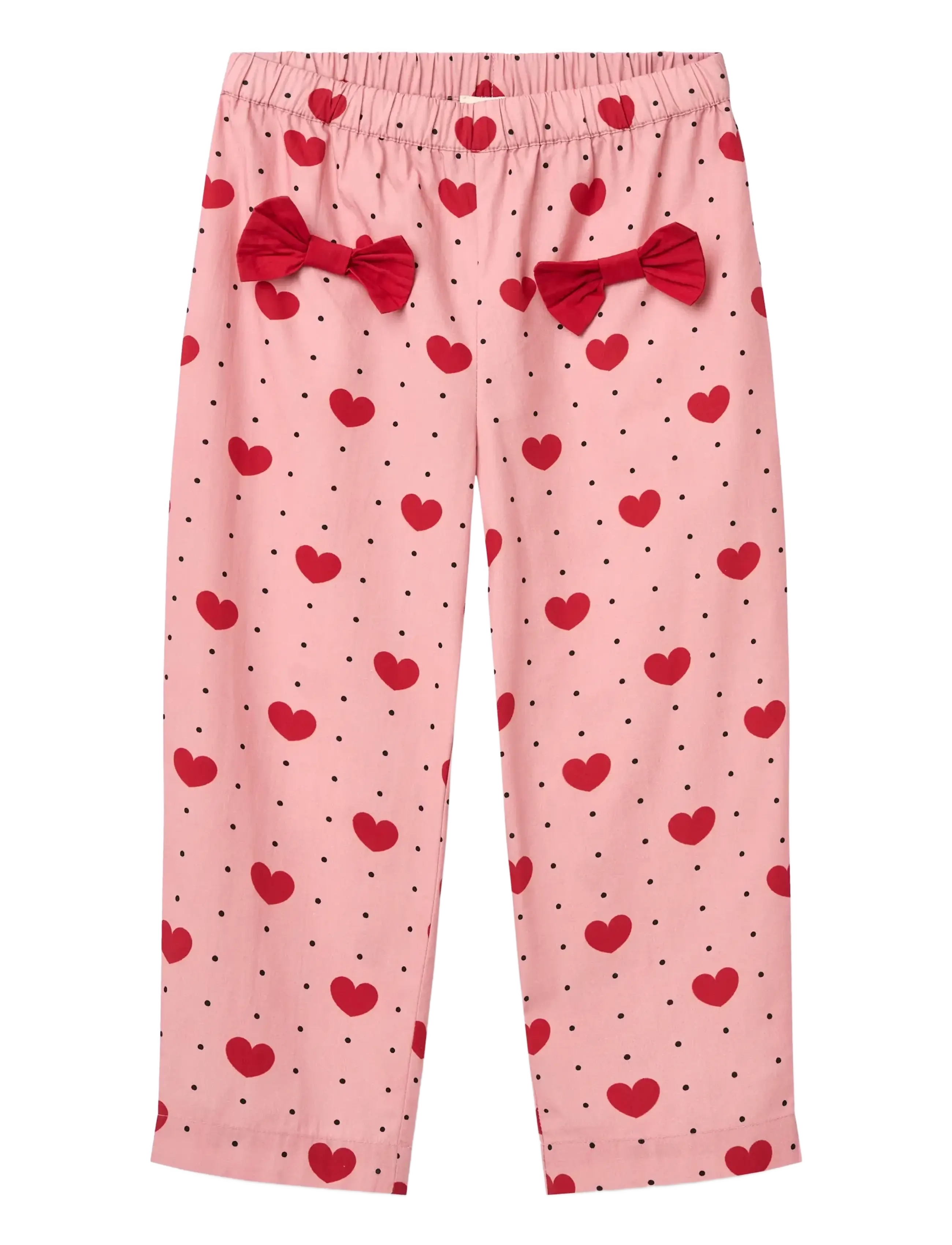 Copenhagen Colors - Bow Pant w. Heart Aop - heart aop - 1