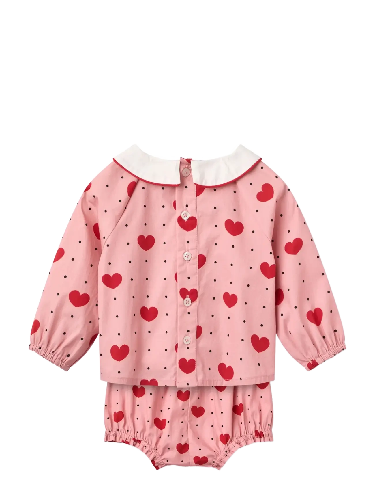 Copenhagen Colors - Baby Set w. Heart Aop - heart aop - 1