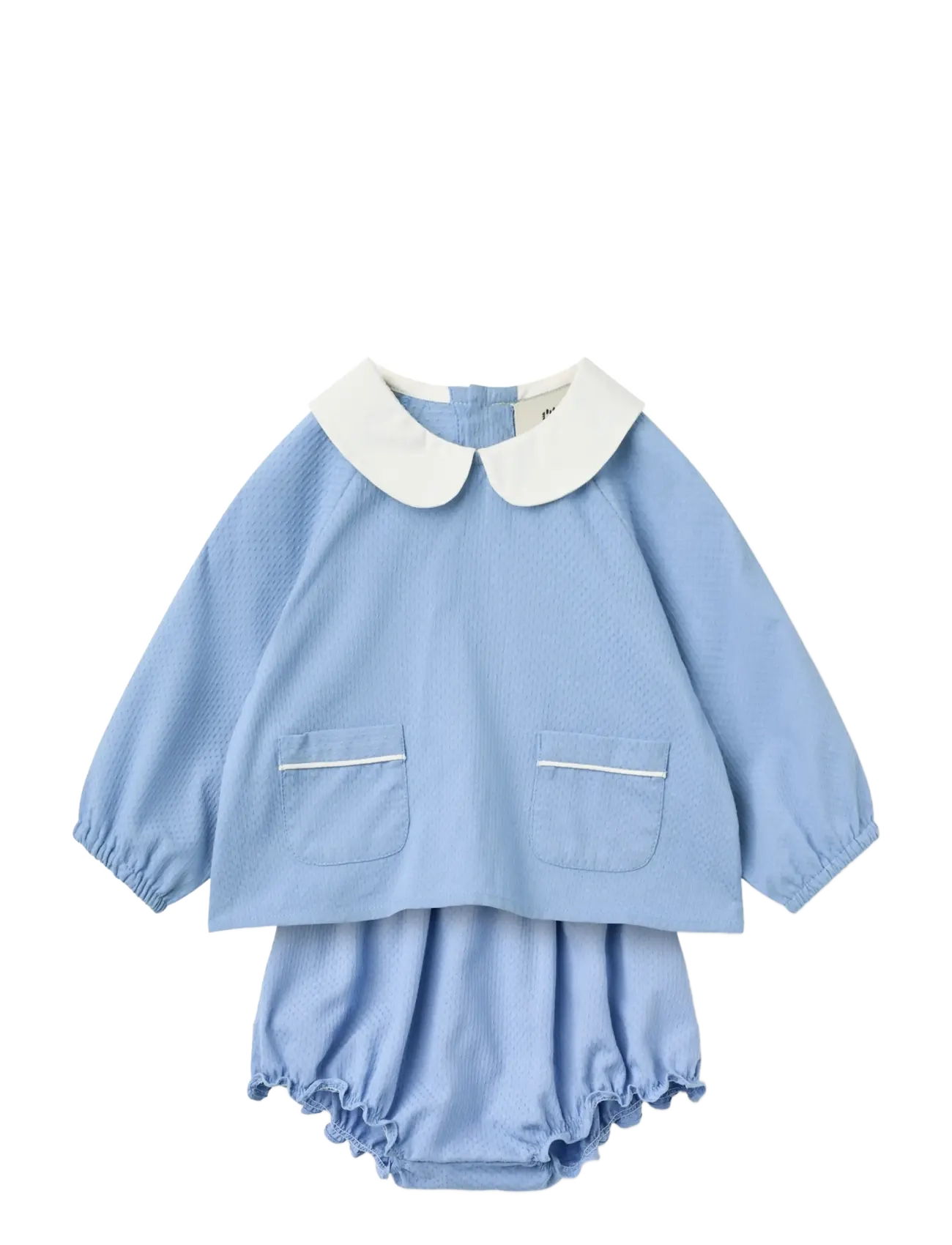 Copenhagen Colors Baby Set - Blouse & Bloomers - Shop by age - ENDLESS BLUE / blue