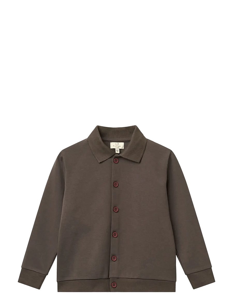 Copenhagen Colors - 360* Super Stretchy High School Cardigan - leichte jacken - dk. brown - 1