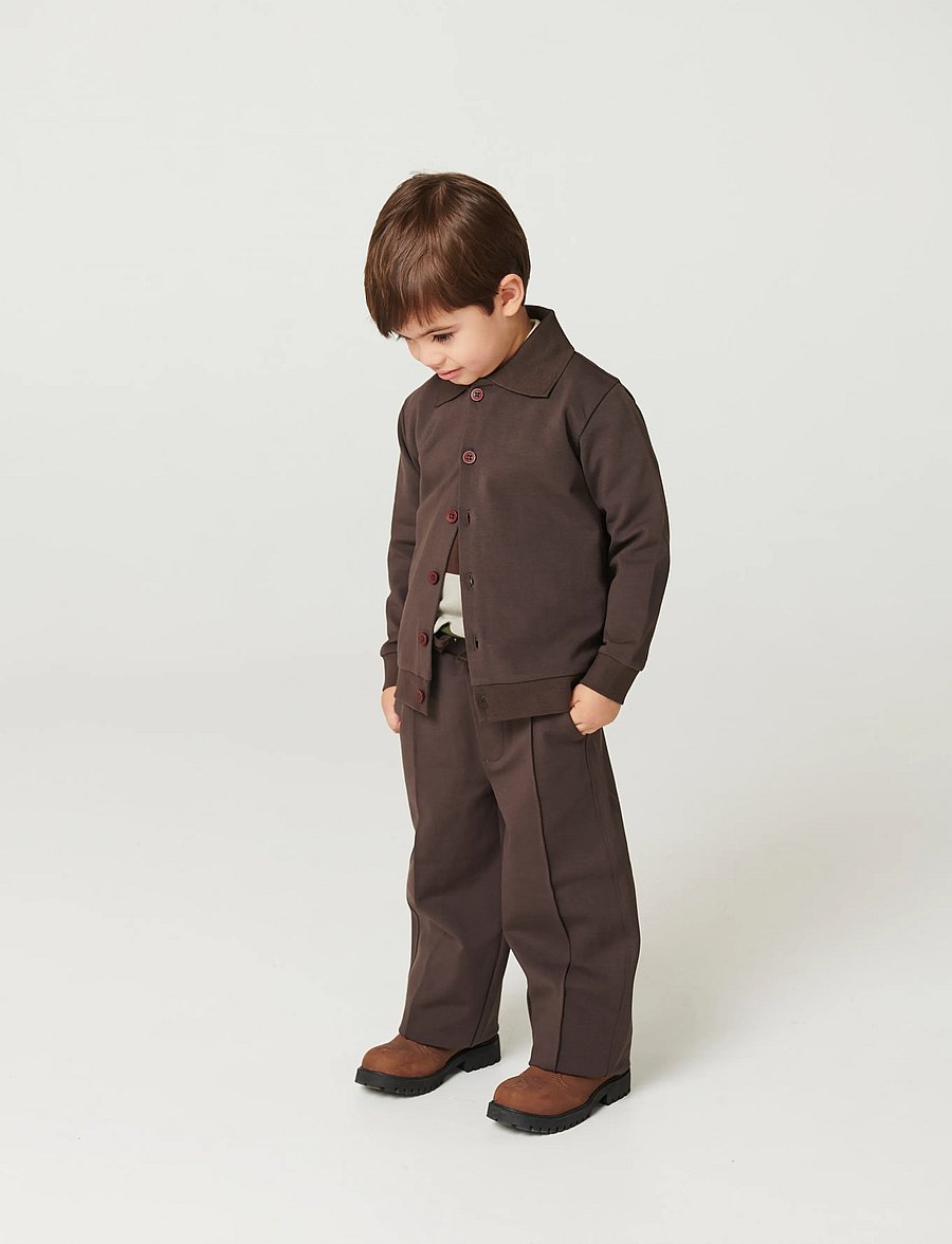 Copenhagen Colors - 360* Super Stratchy Casual Pants - jogginghosen - dk brown - 3