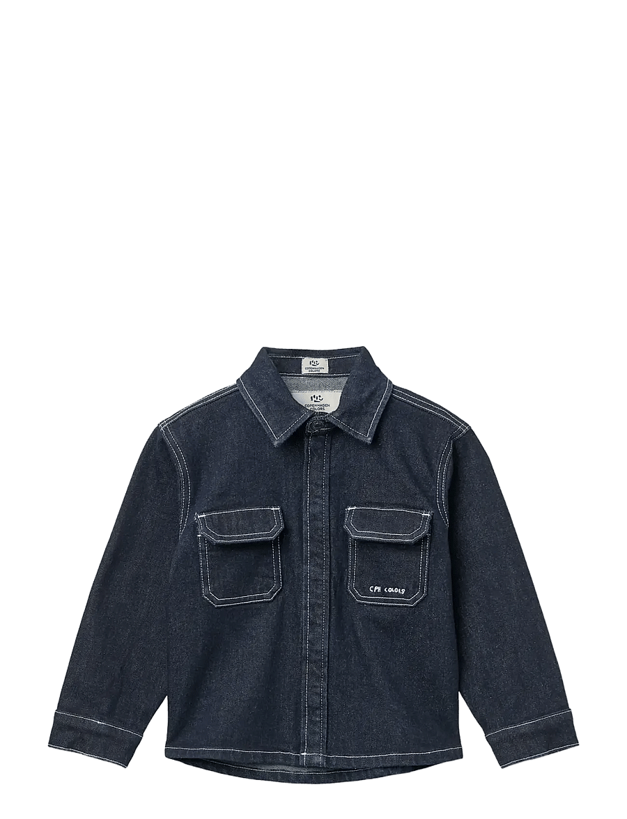 Copenhagen Colors - Organic Regular Denim Shirt - raw denim - 1