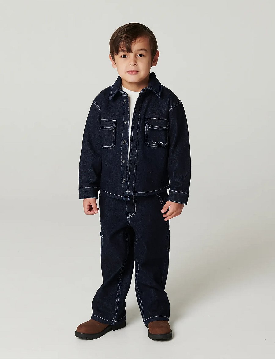 Copenhagen Colors - Organic Regular Denim Shirt - raw denim - 0