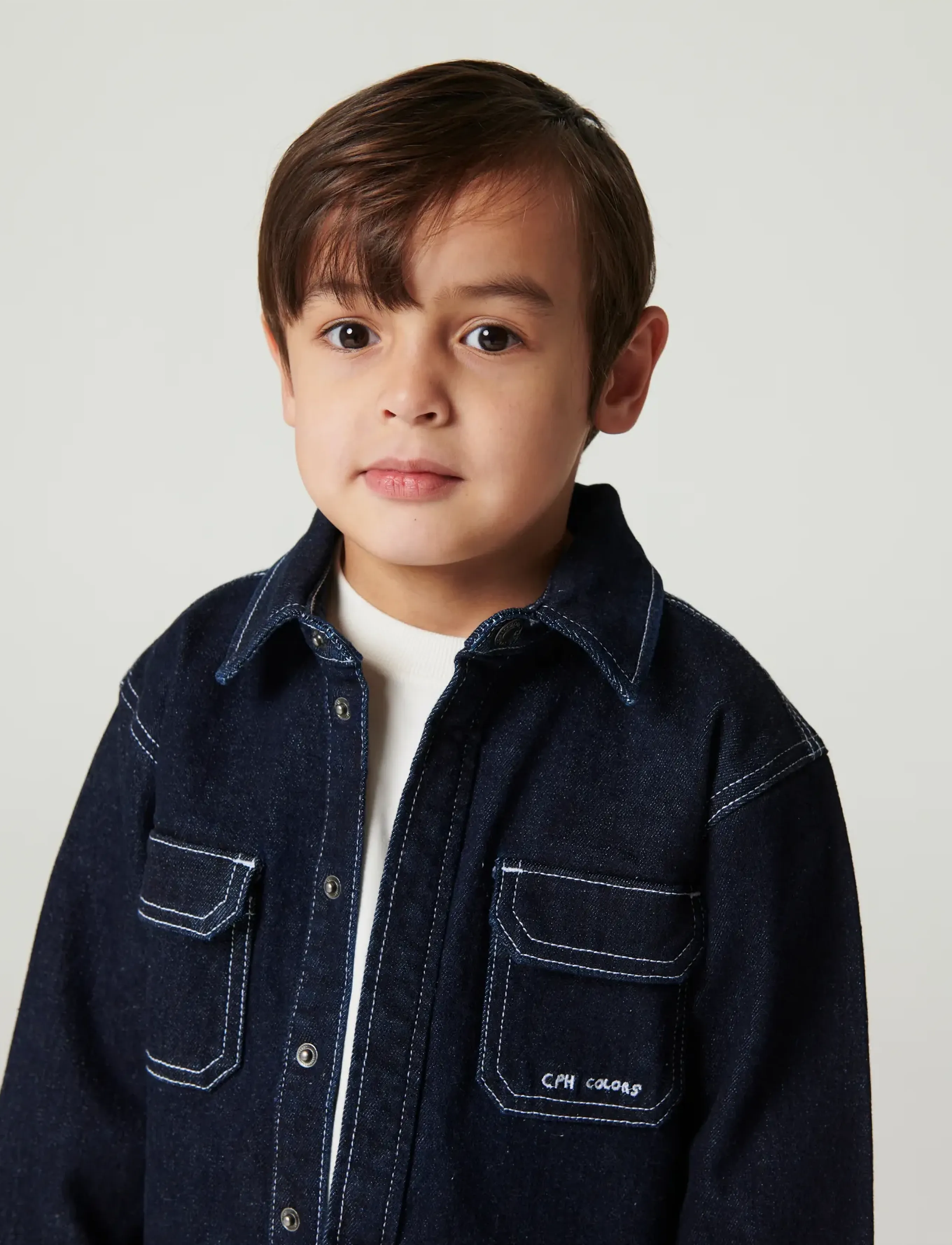 Copenhagen Colors - Organic Regular Denim Shirt - raw denim - 4