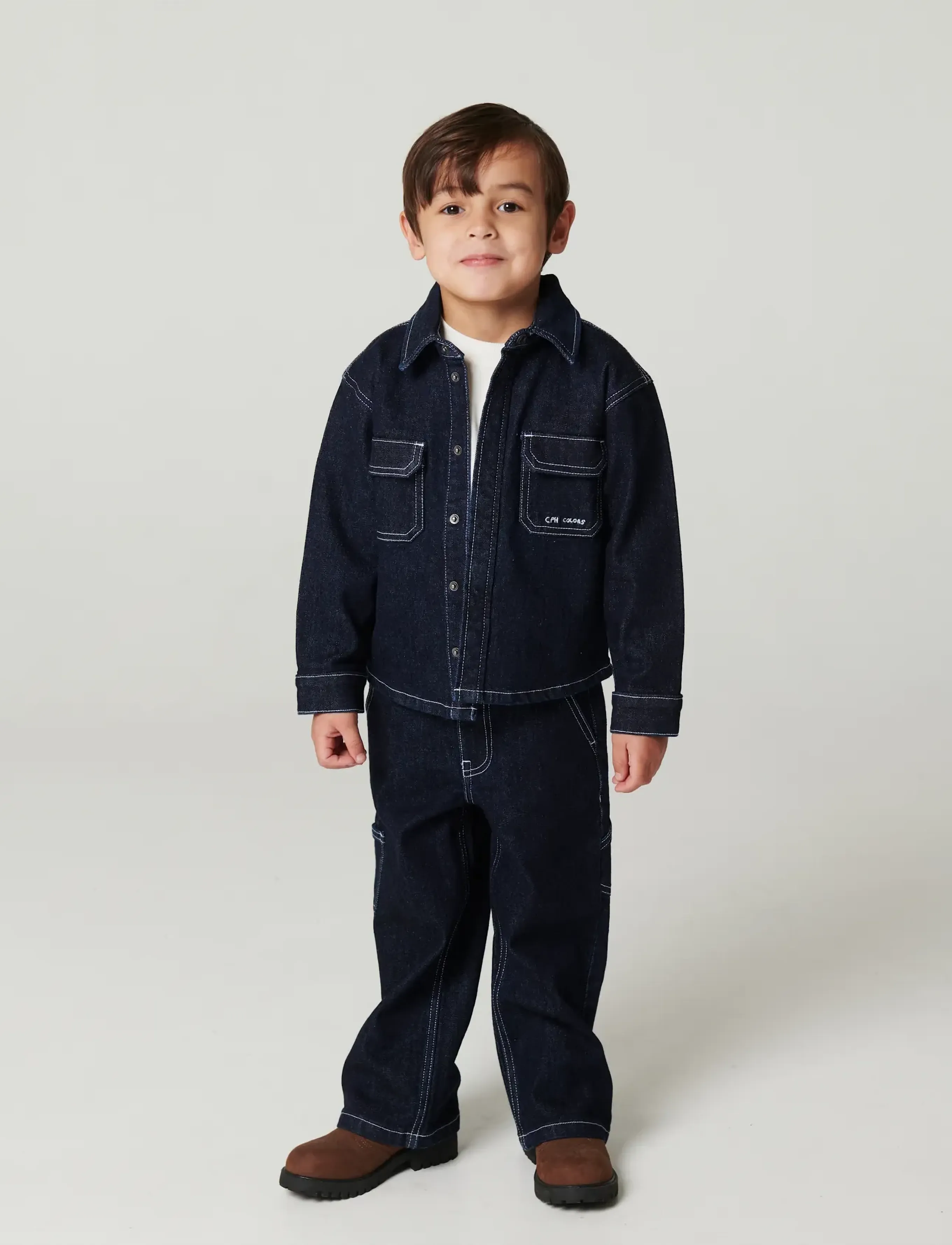 Copenhagen Colors - Organic Regular Denim Shirt - raw denim - 5