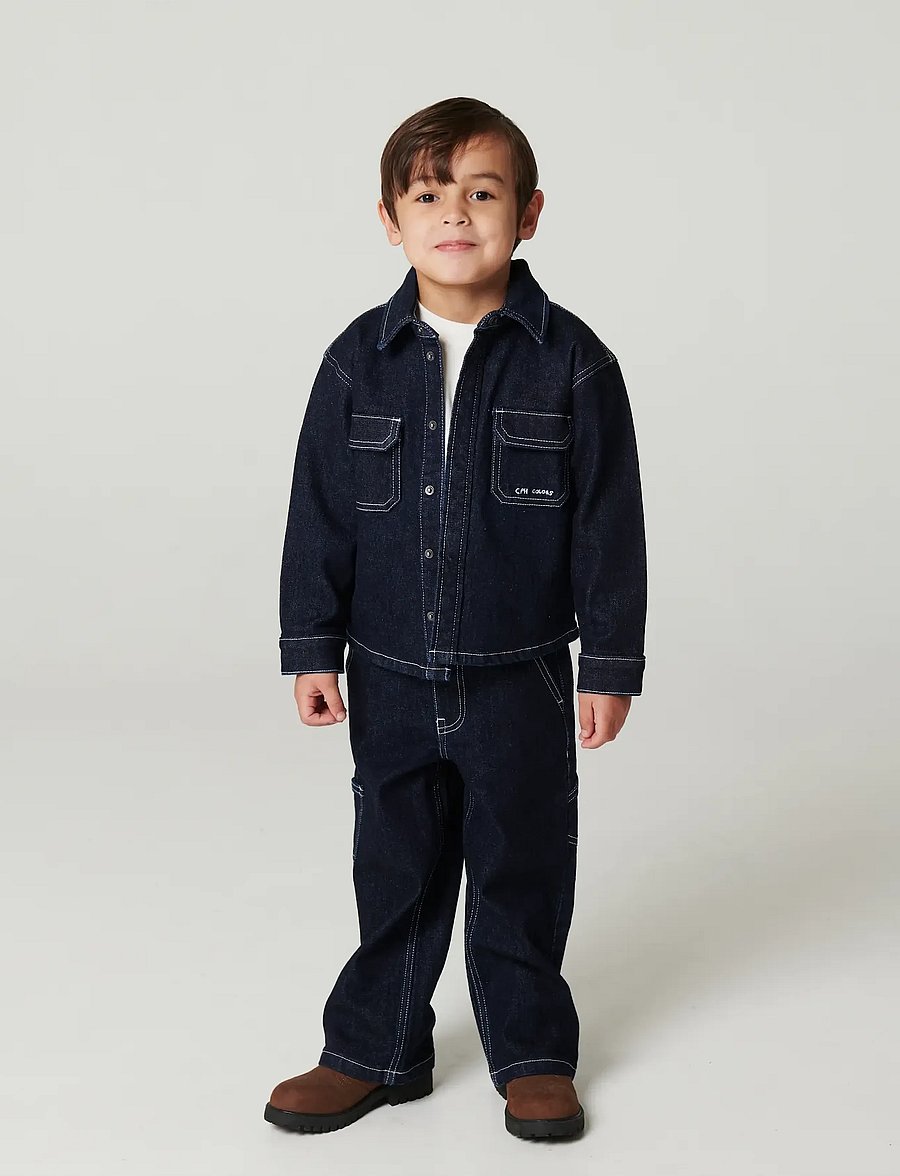 Copenhagen Colors - Organic Regular Denim Shirt - raw denim - 5