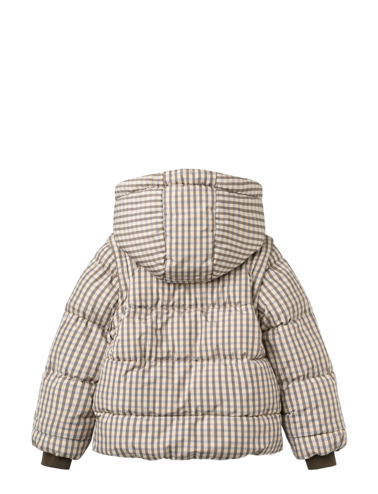 Copenhagen Colors - 2 in 1 Puffer Jacket w. Removable Sleeves - check aop - 2