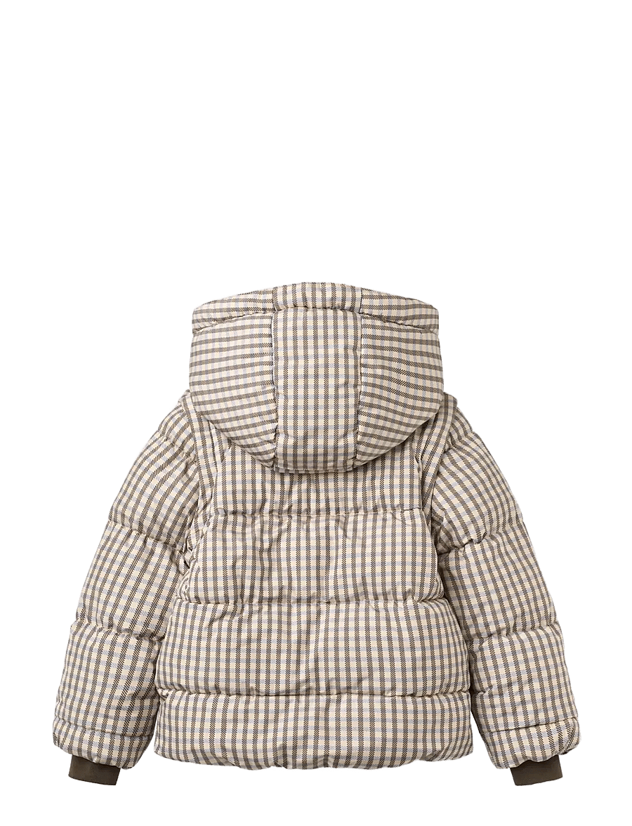 Copenhagen Colors - 2 in 1 Puffer Jacket w. Removable Sleeves - tepitud joped - check aop - 2