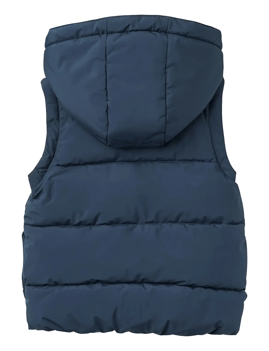Copenhagen Colors - 2 in 1 Puffer Jacket w. Removable Sleeves - steppjacken - navy - 4