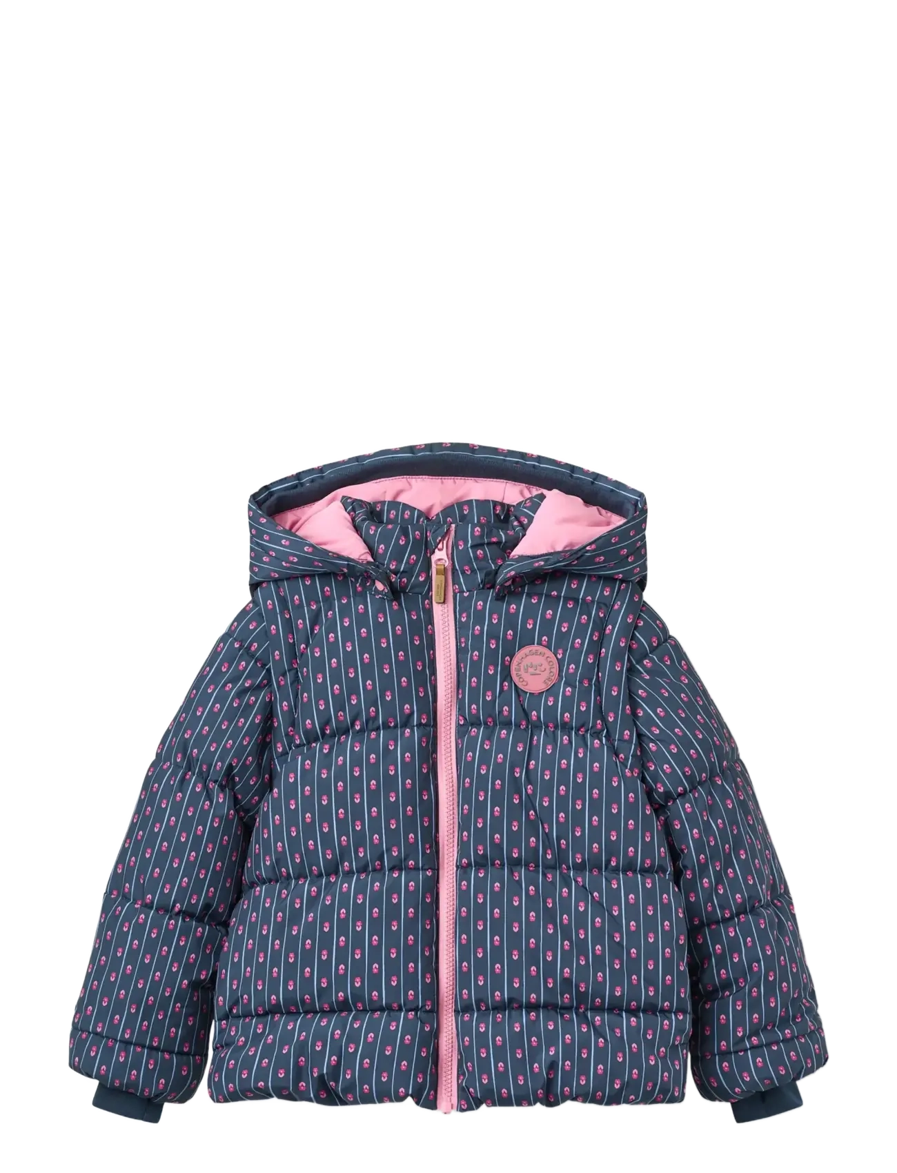 NAVY FLOWER AOP