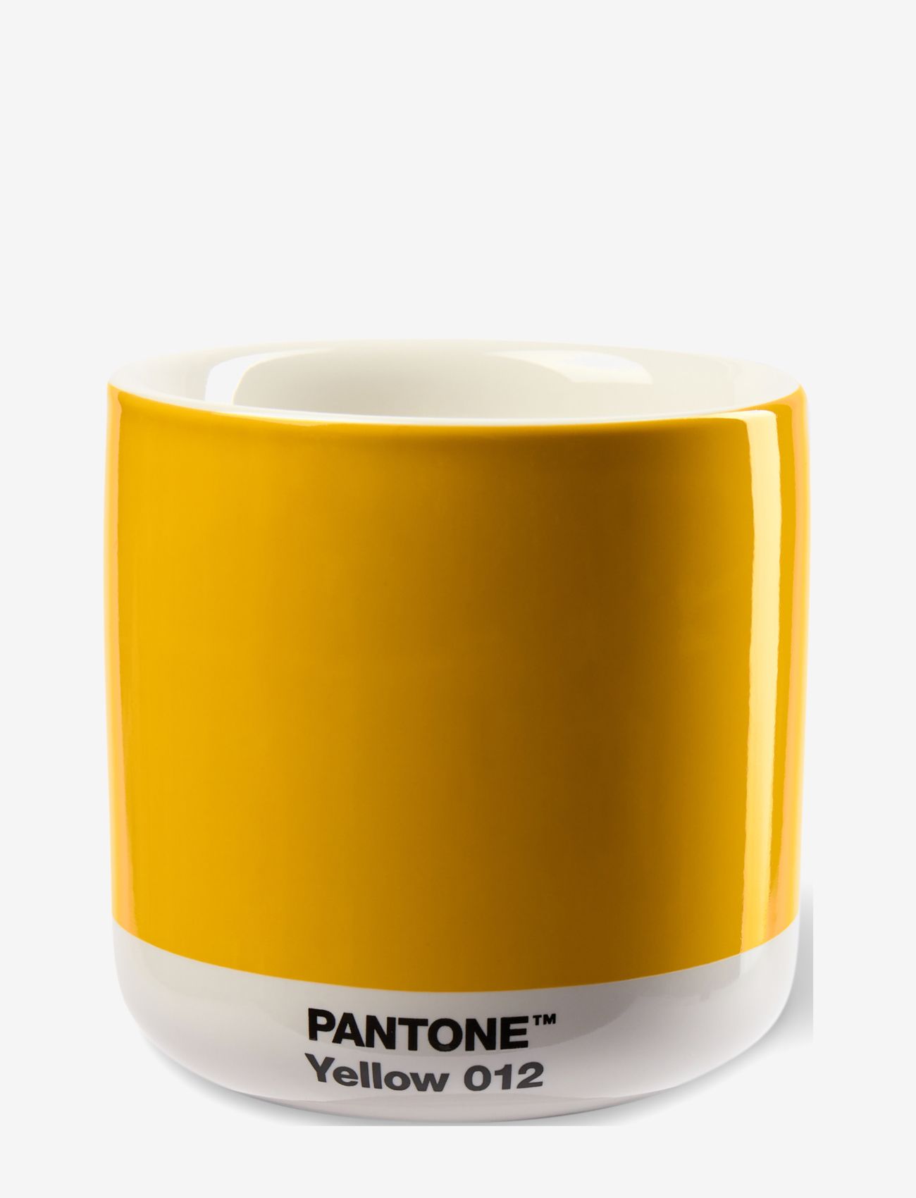 PANTONE - PANTONE LATTE THERMO CUP - kaffekopper - yellow 012 c - 0