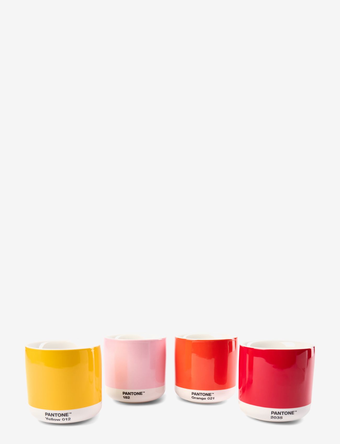 PANTONE - PANTONE LATTE THERMO CUP - kaffetassen - yellow-red-orange-l.pink - 1
