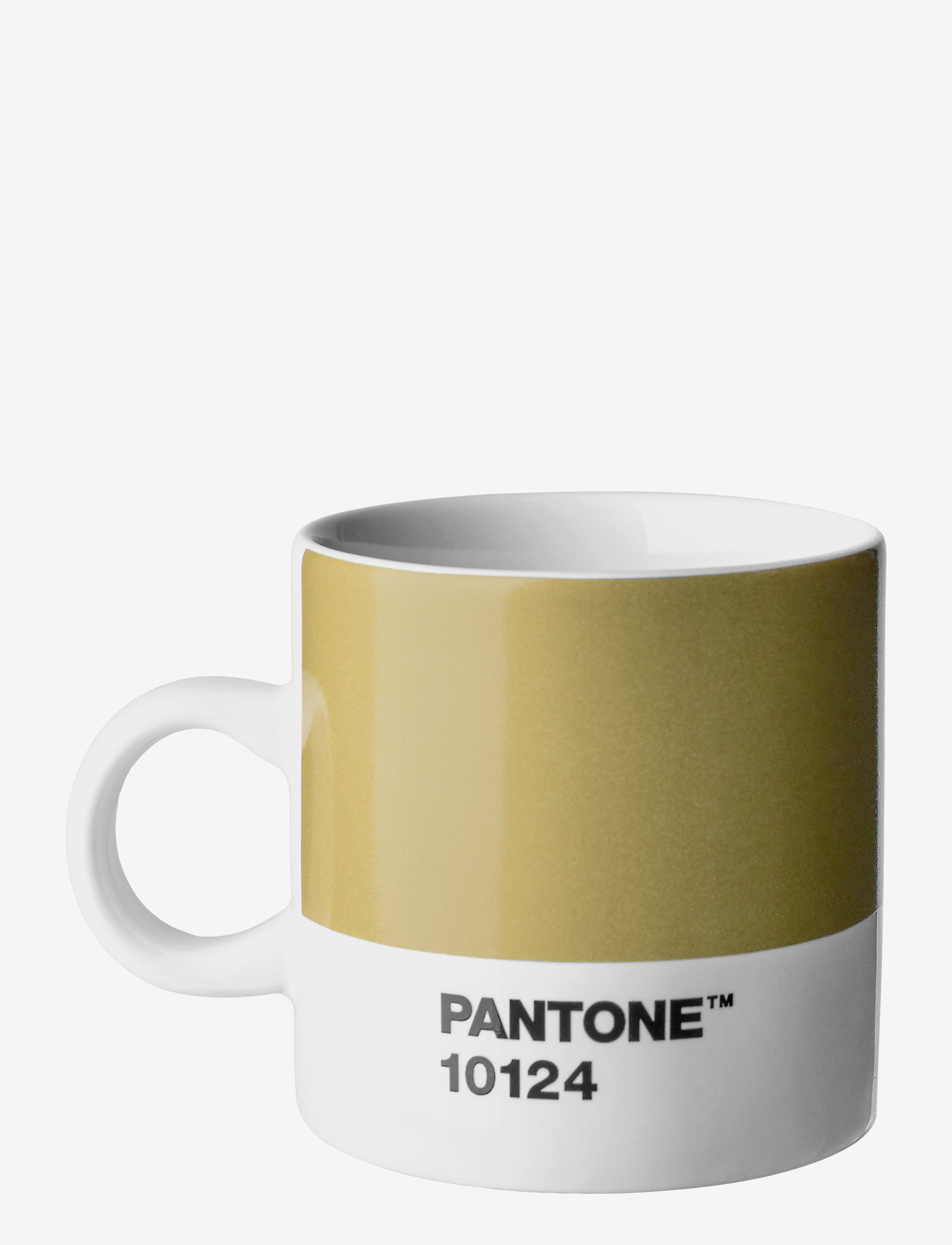 PANTONE ESPRESSO CUP - PANTONE - GOLD 10124 C / green
