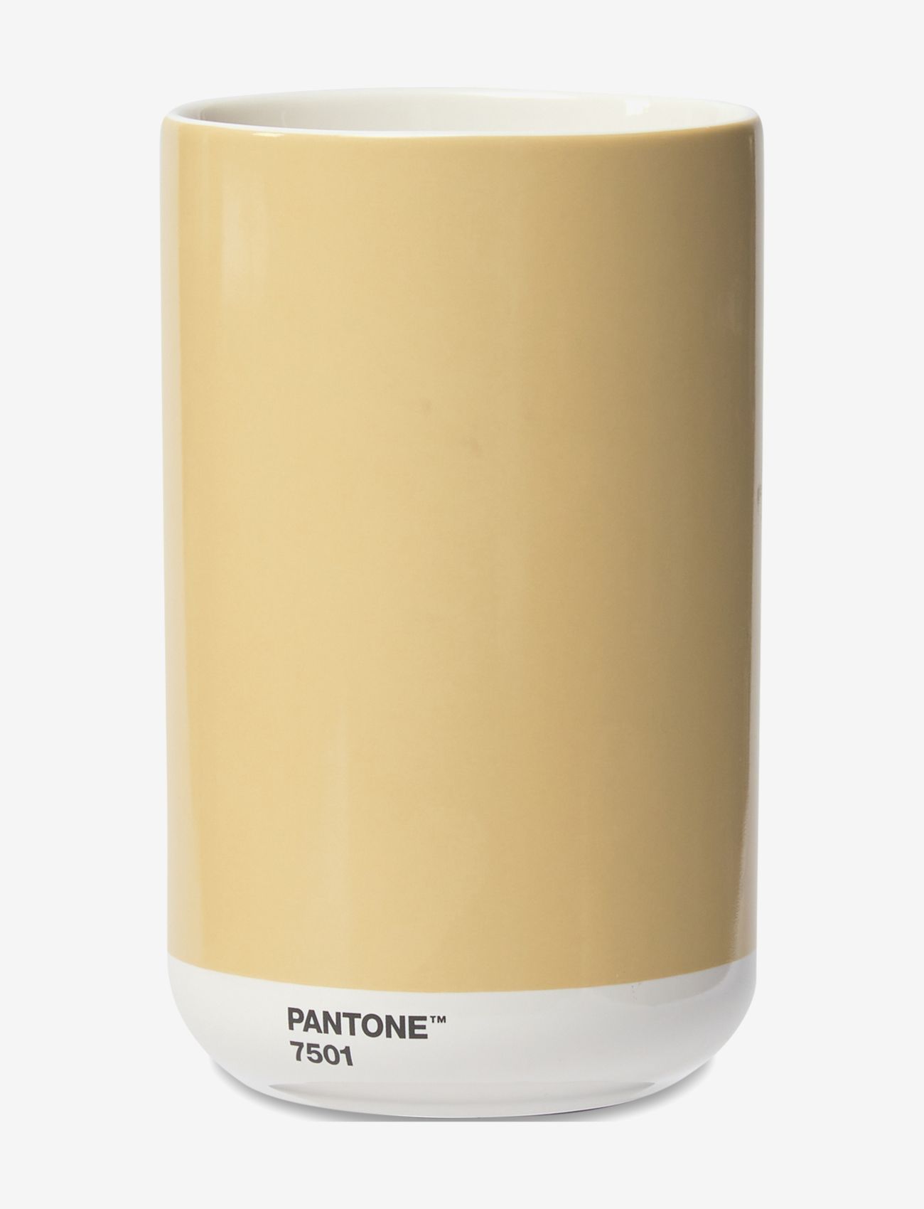 PANTONE - JAR CONTAINER + GIFTBOX - cylinder vases - cream 7501c - 0
