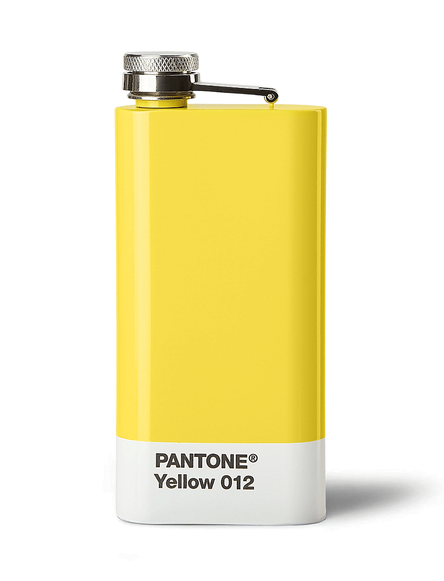 PANTONE - HIP FLASK - joogi- ja baaritarvikud - yellow 012 c - 0