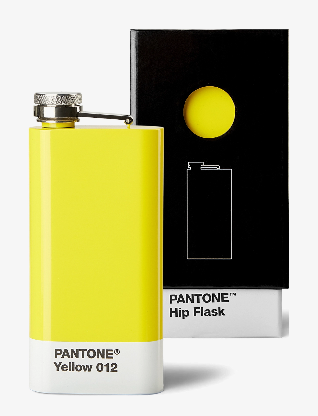 PANTONE - HIP FLASK - barzubehör - yellow 012 c - 1