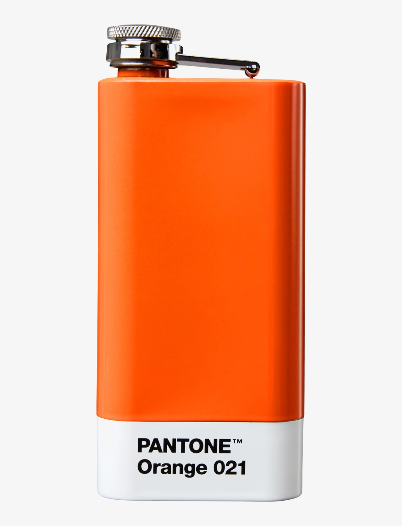 PANTONE Pantone Hip Flask Orange - One Size - Unisex