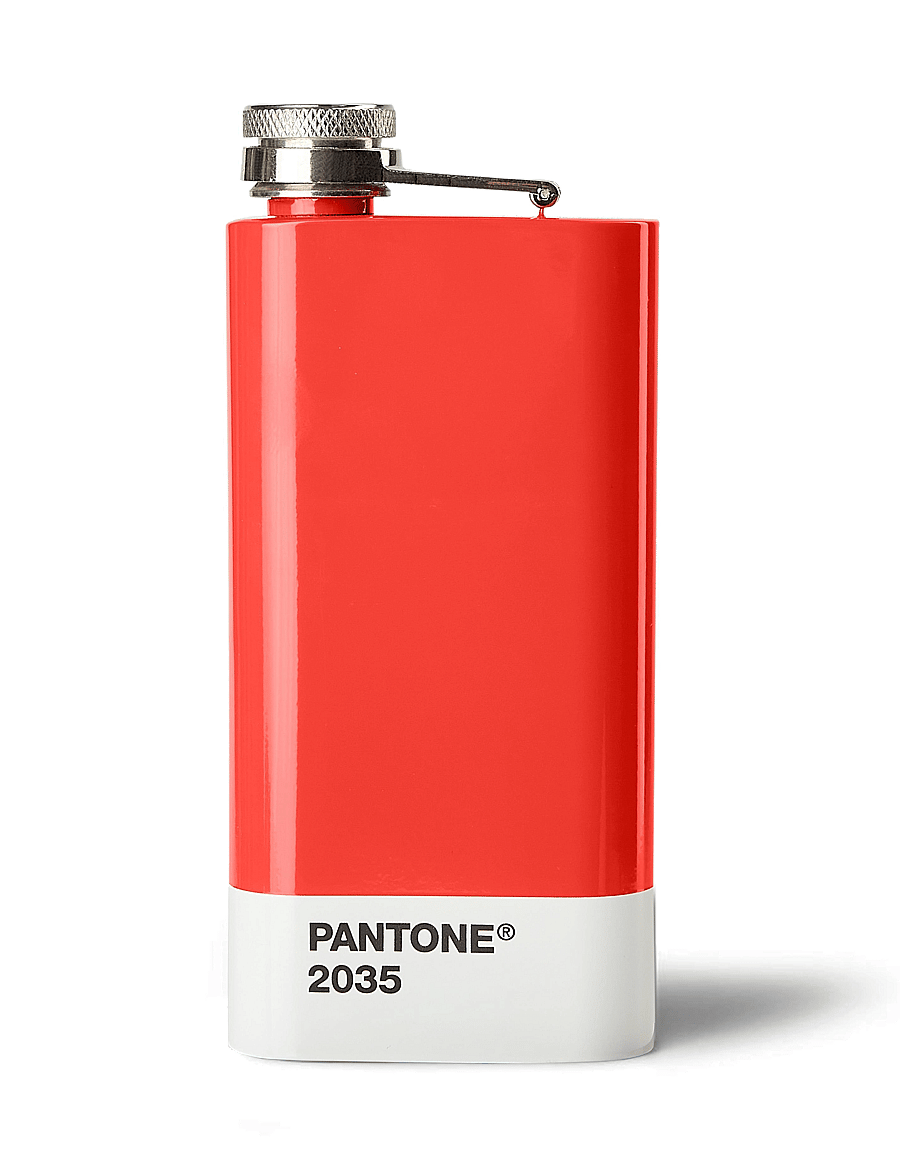 PANTONE - HIP FLASK - joogi- ja baaritarvikud - red 2035 c - 0