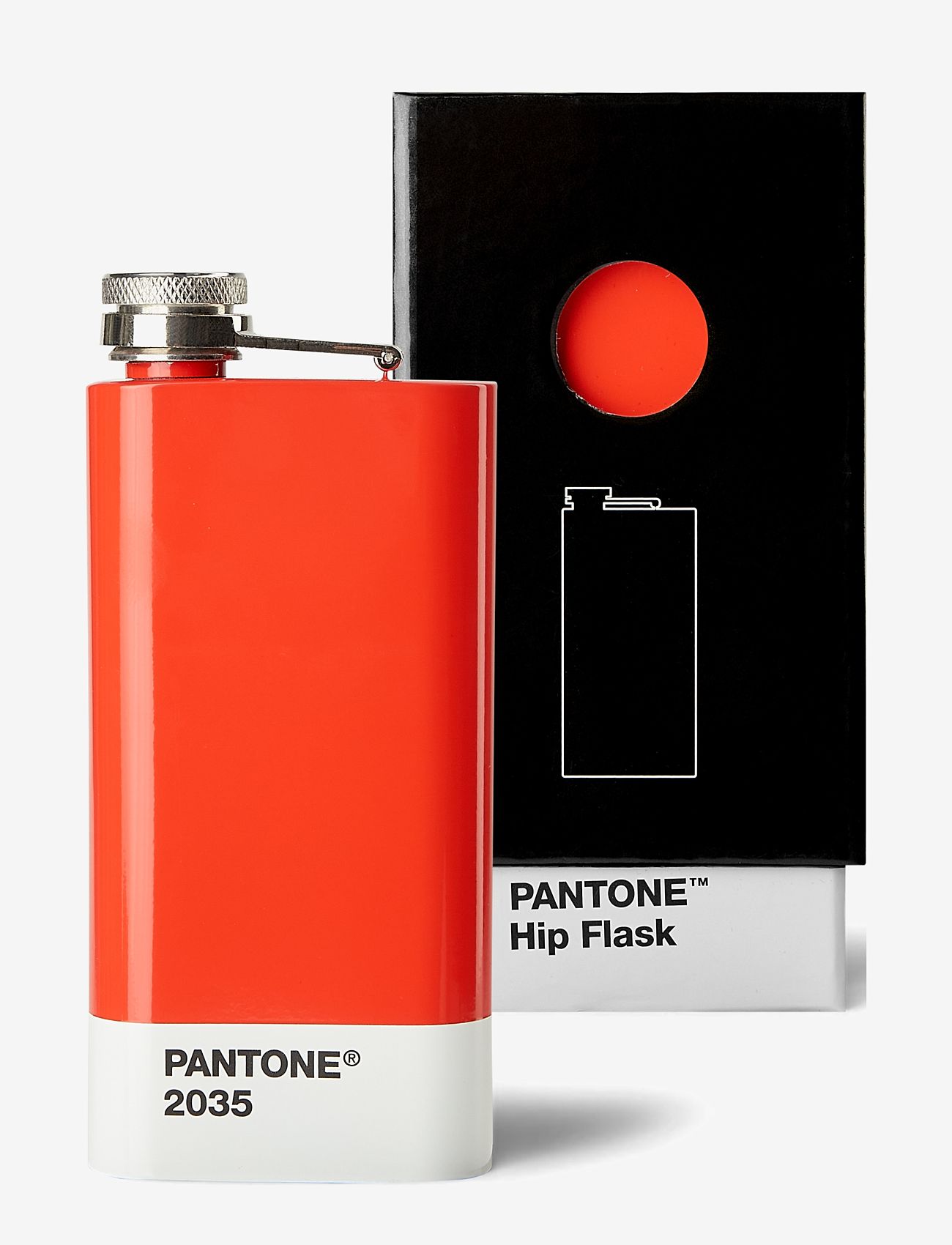 PANTONE - HIP FLASK - køb efter pris - red 2035 c - 1