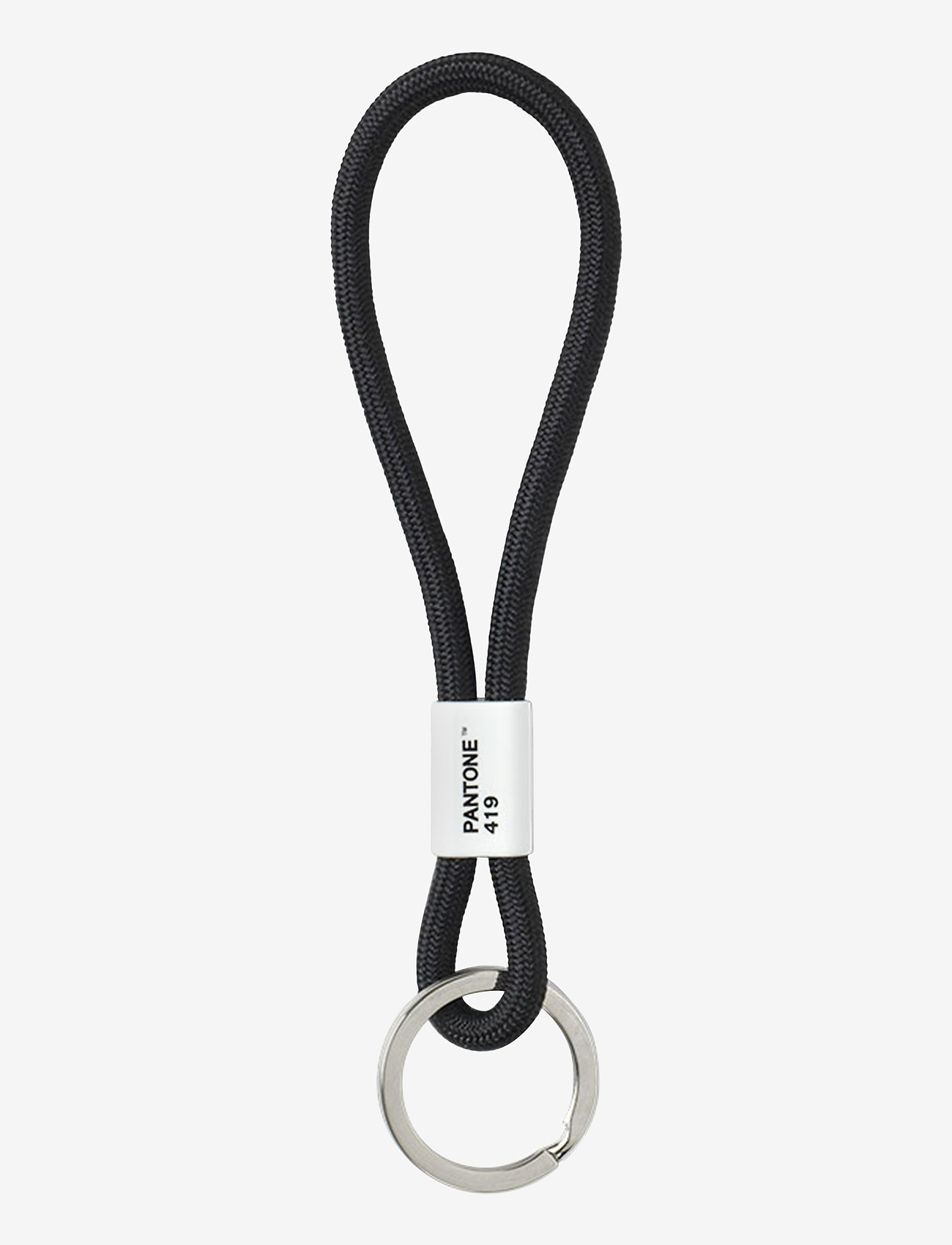 PANTONE - KEY CHAIN SHORT - geschenke unter chf 30 - black 419 - 0