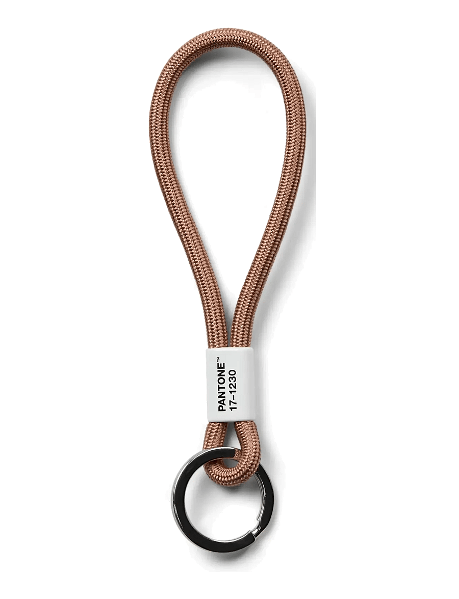 PANTONE - Pantone Key Chain Short - køb efter pris - color of the year 2025 - mocha mousse - 0