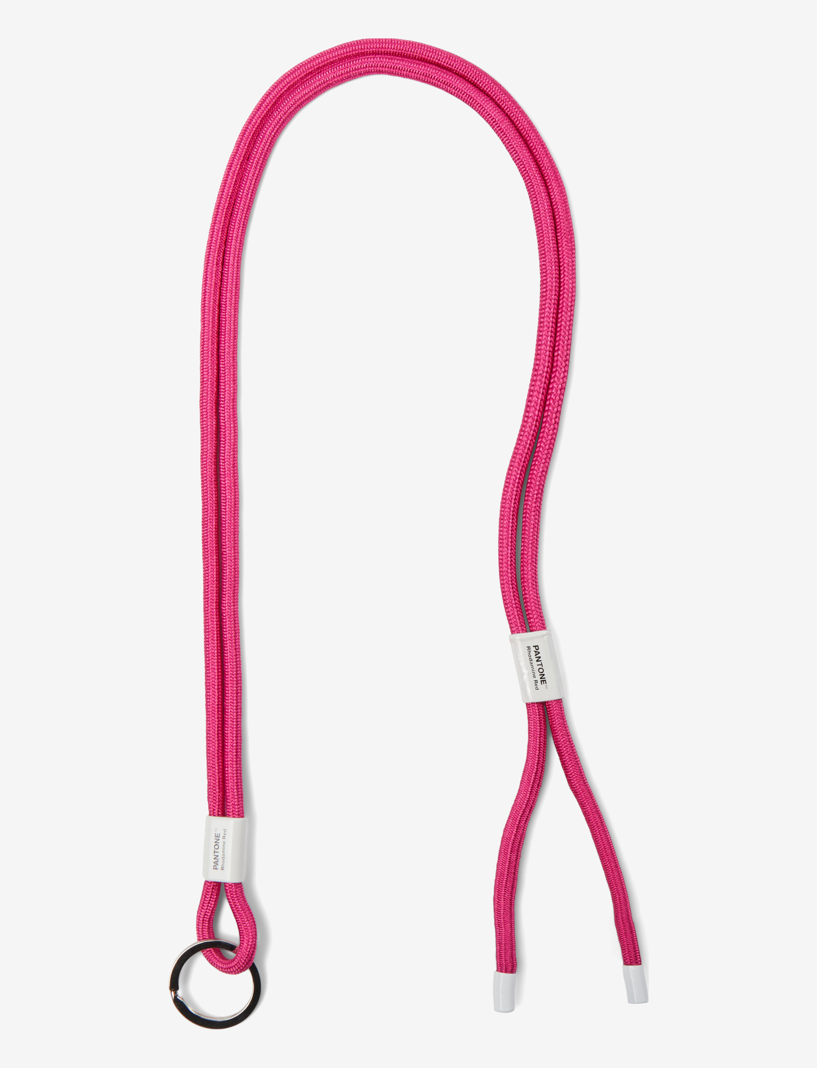 PANTONE ADJUSTABLE LANYARD - Schlüsselringe - RHODAMINE RED C / pink/rose