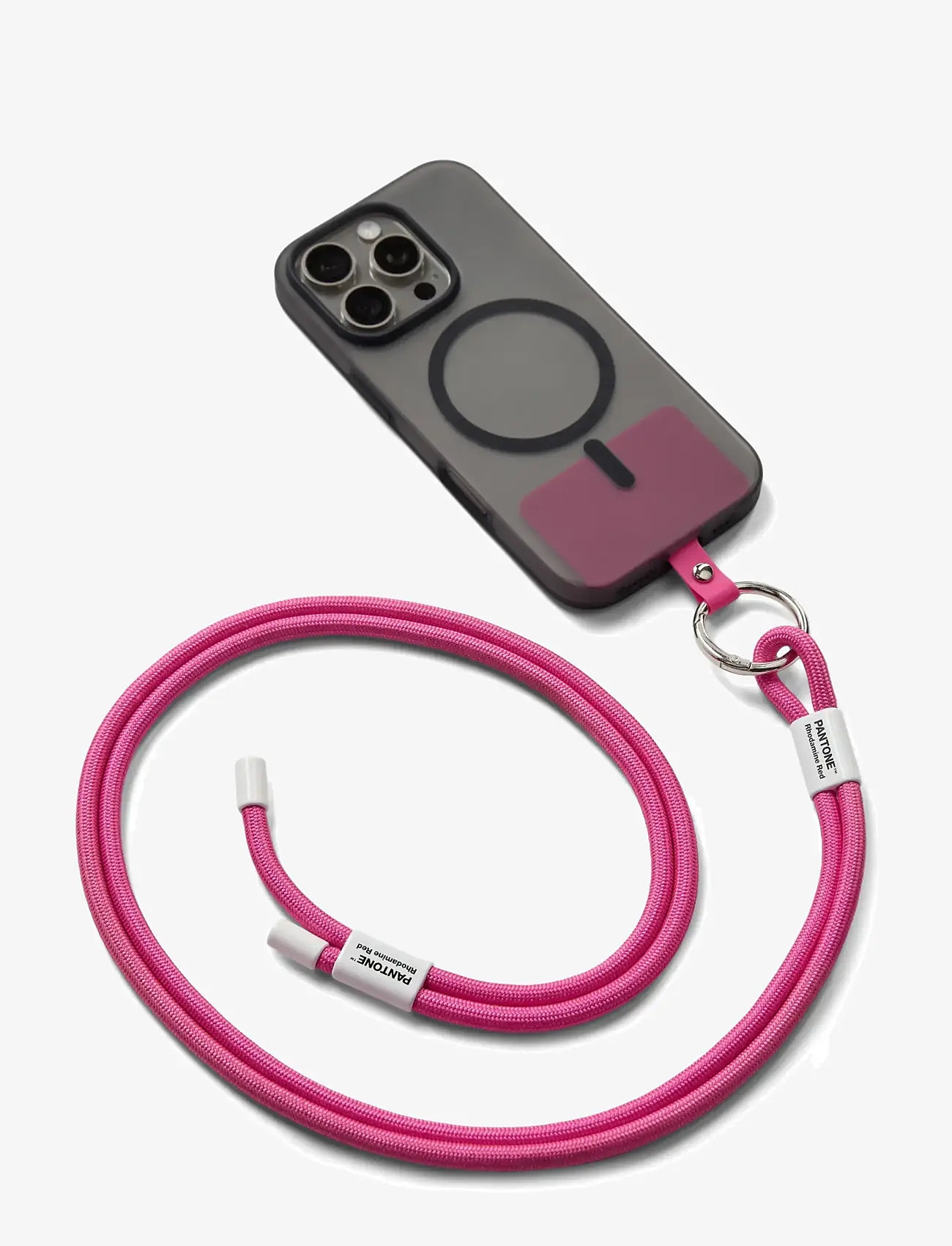 PANTONE - Pantone Adjustable Phonestrap - teknologi- og praktisk tilbehør - rhodamine red c - 0