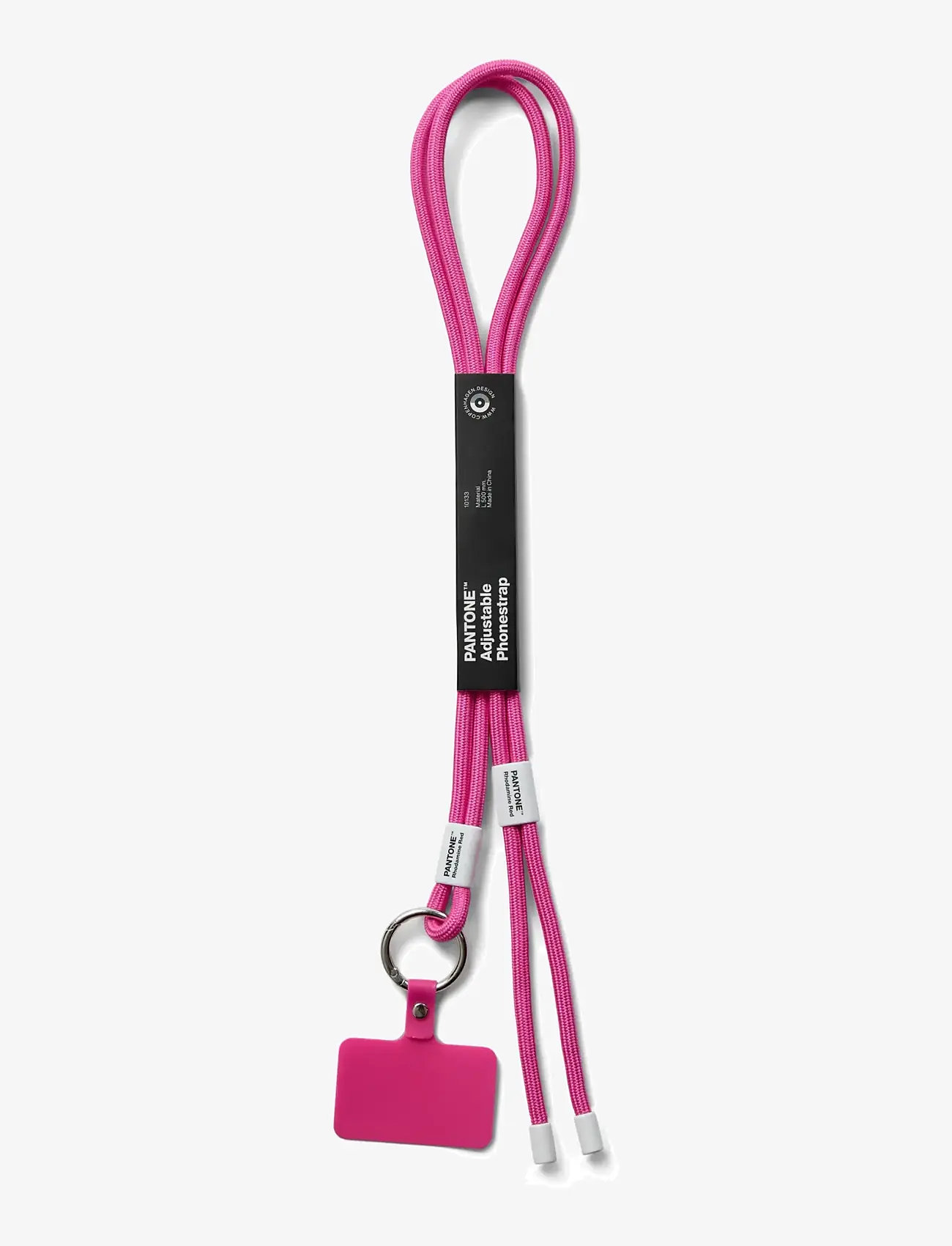 PANTONE - Pantone Adjustable Phonestrap - teknologi- og praktisk tilbehør - rhodamine red c - 2