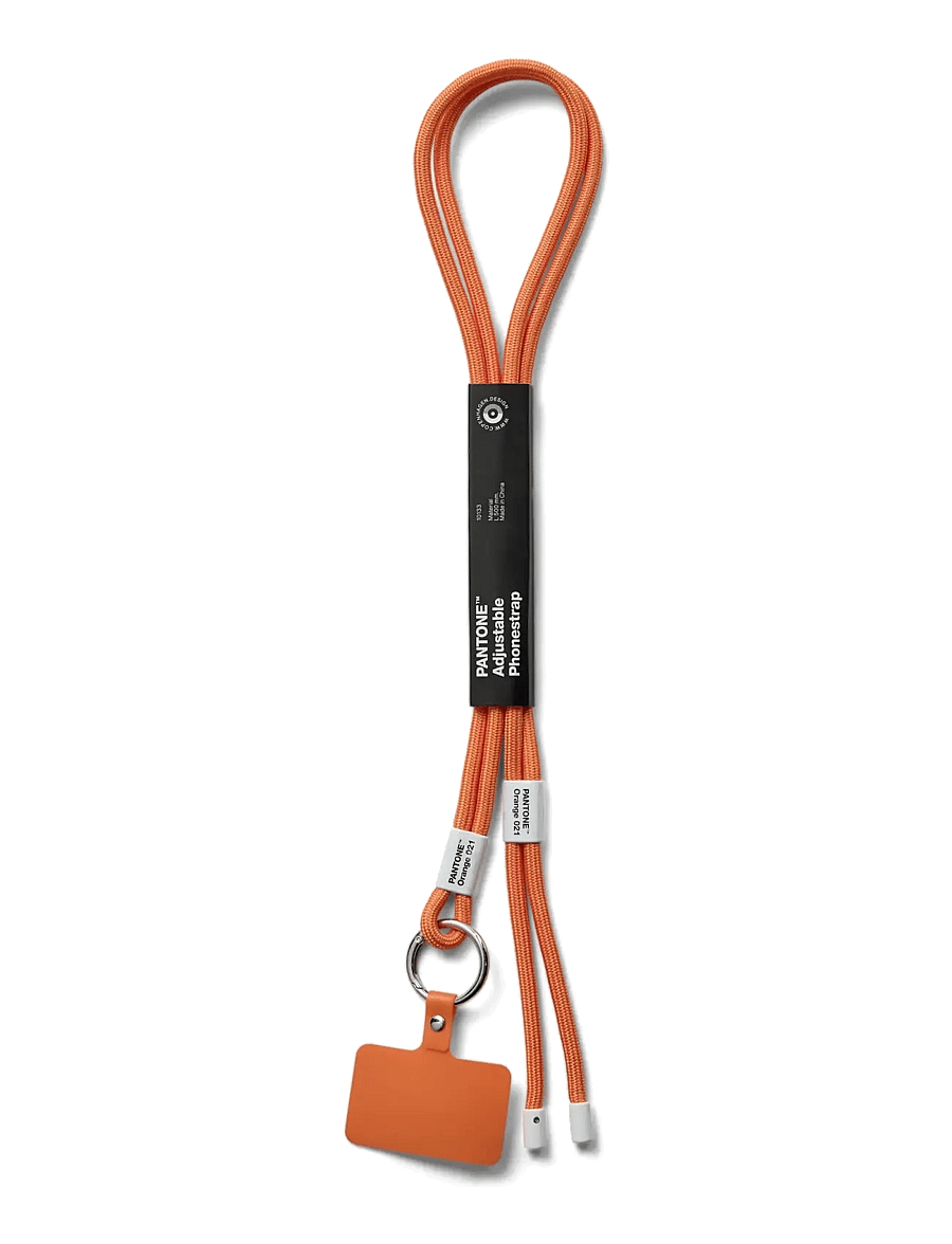 PANTONE - Pantone Adjustable Phonestrap - technikos ir naudingi priedai - orange 021 c - 2