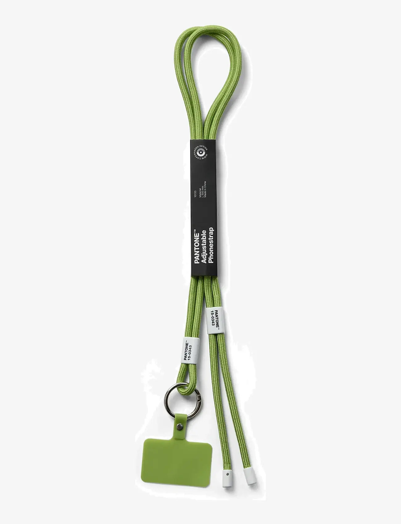 PANTONE - Pantone Adjustable Phonestrap - teknologi- og praktisk tilbehør - greenery 15-0343 - 2