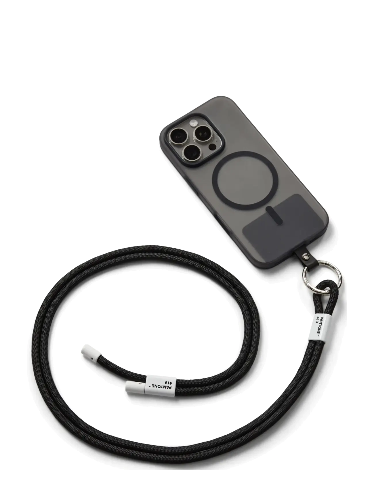 PANTONE Pantone Adjustable Phonestrap - Aksesuāri ceļošanai - BLACK 419 / black